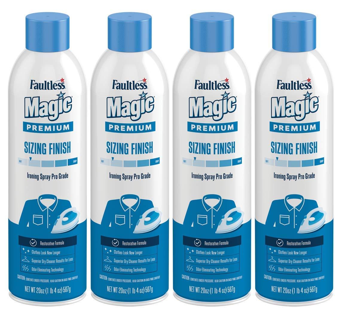 Magic Sizing Fabric Finish Fresh Scent Two 20 Ounce Containers Included, 2  Pack
