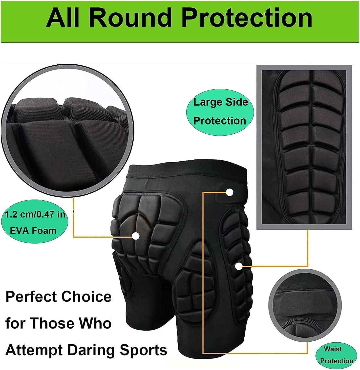 3D Ski Protective Hip Pad Padded Shorts Butt Pad Pants Snowboarding Impact  Protection Skiing Protector Sports