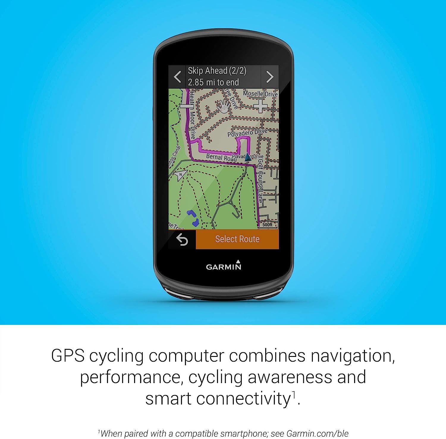 Garmin Edge 1030 Plus, GPS Cycling/Bike Computer, On-Device Workout  Suggestions, ClimbPro Pacing Guidance and More (010-02424-00) Edge 1030 Plus