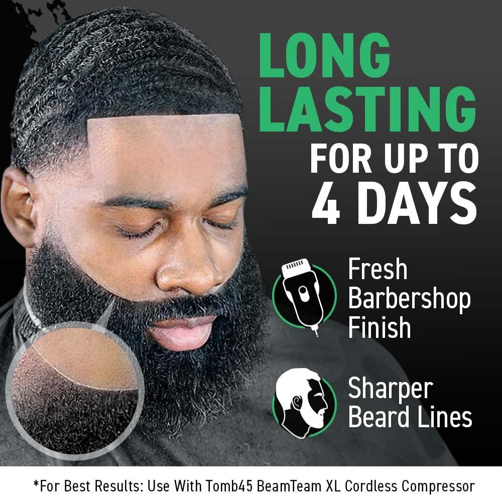 Barber Airbrushes Beards to Perfection 