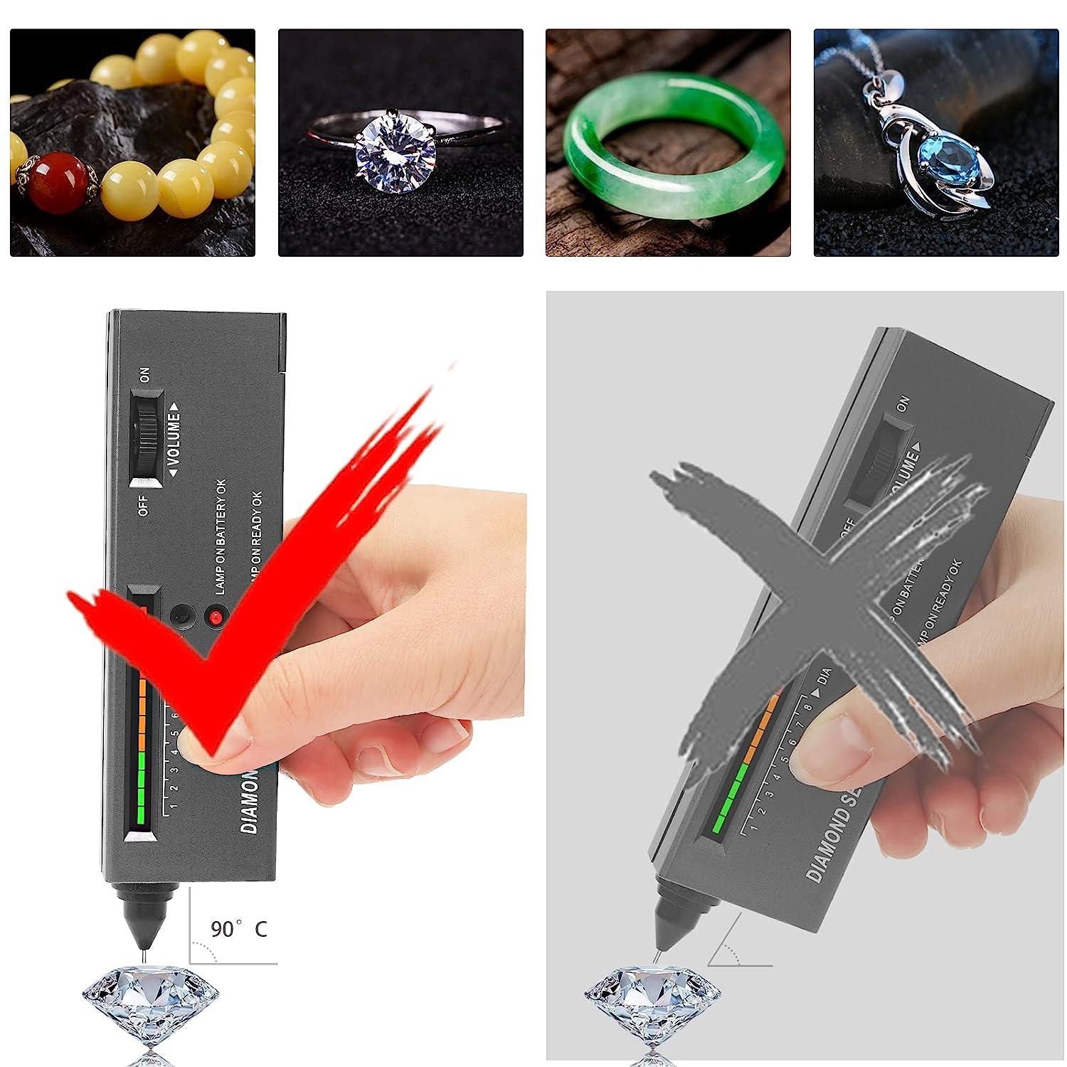 High Accuracy Diamond Tester Pen Professional Gem Tester for Novice and  Expert