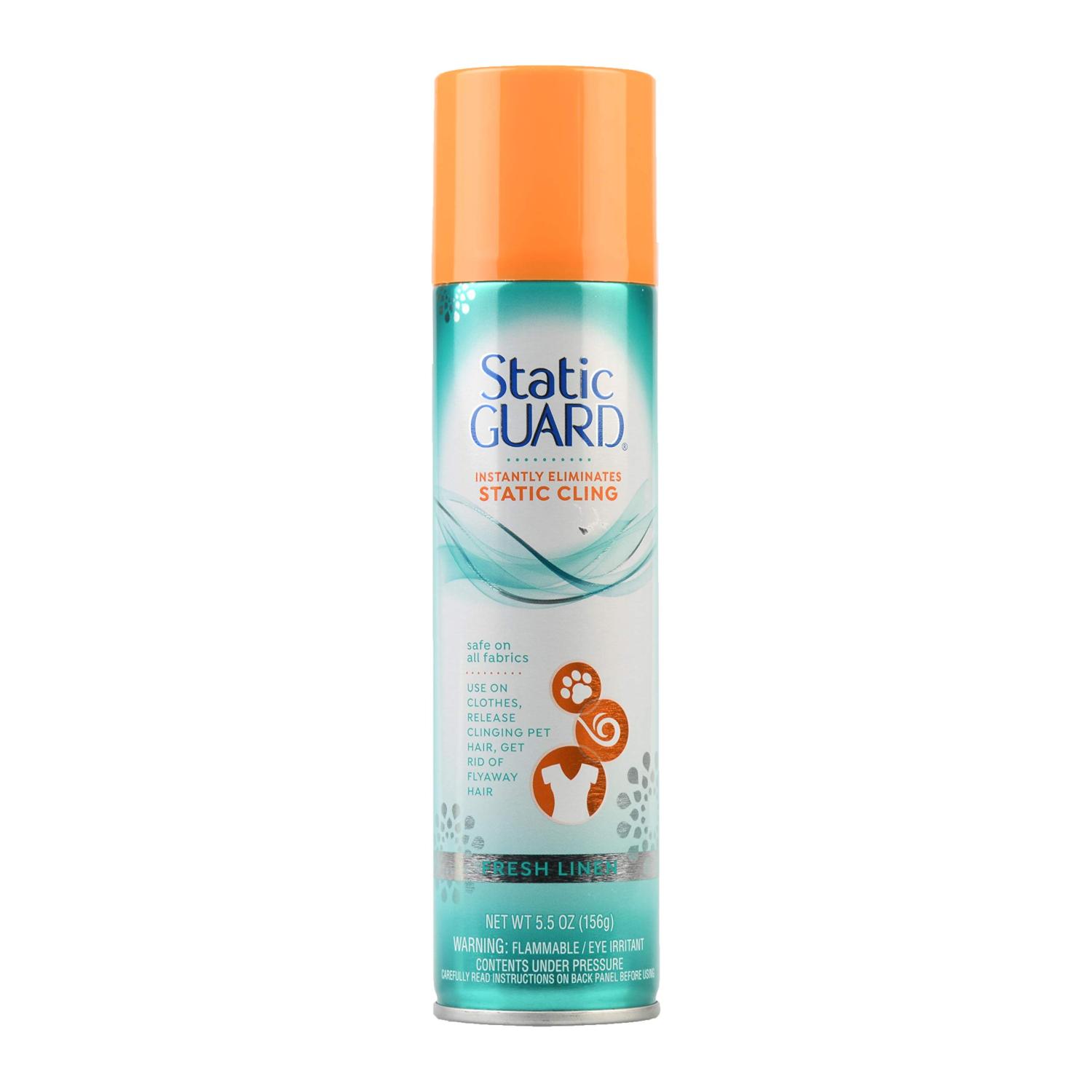 Static Guard Static Cling Spray, Fresh Linen - 5.5 oz
