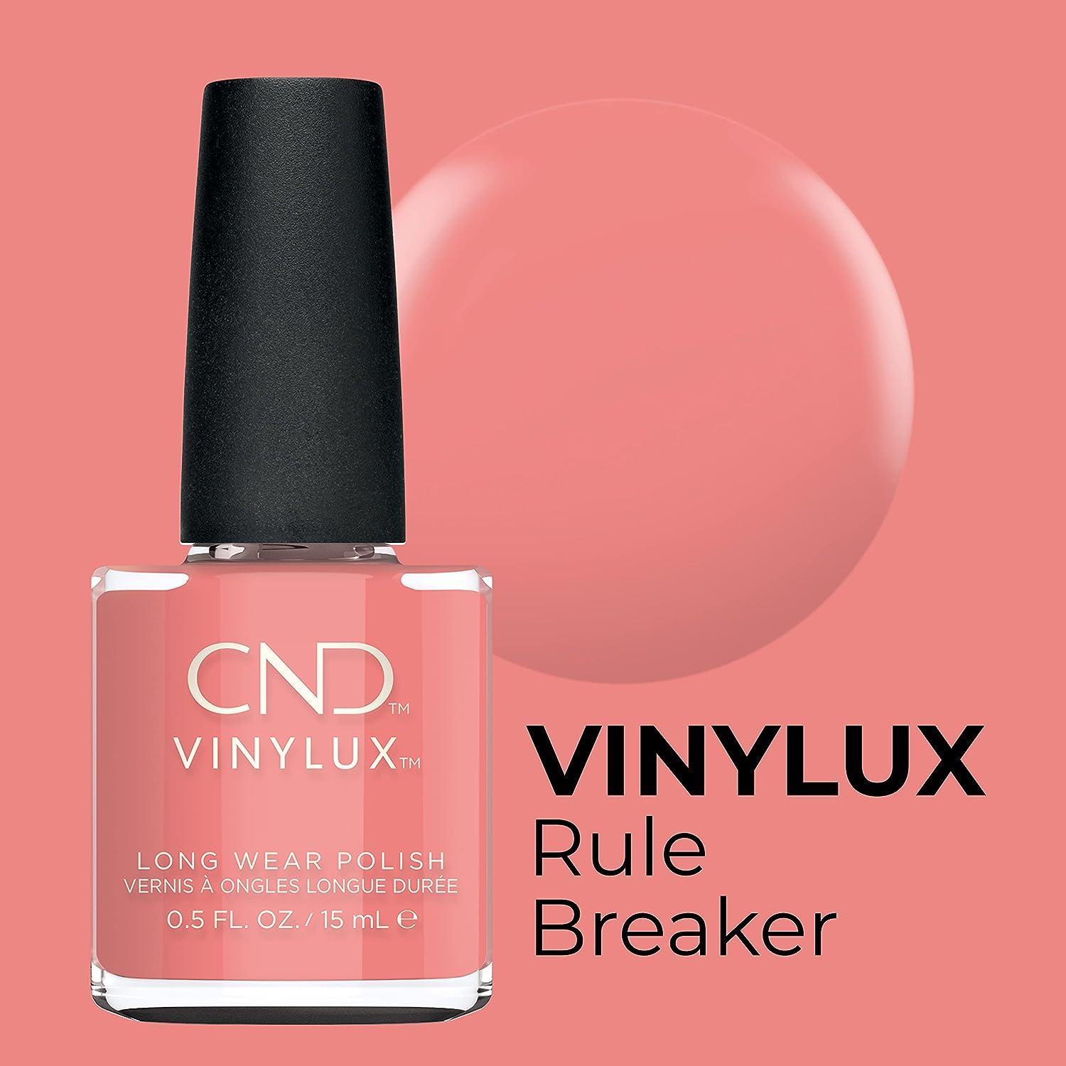 CND VINYLUX, Red Nail Polish
