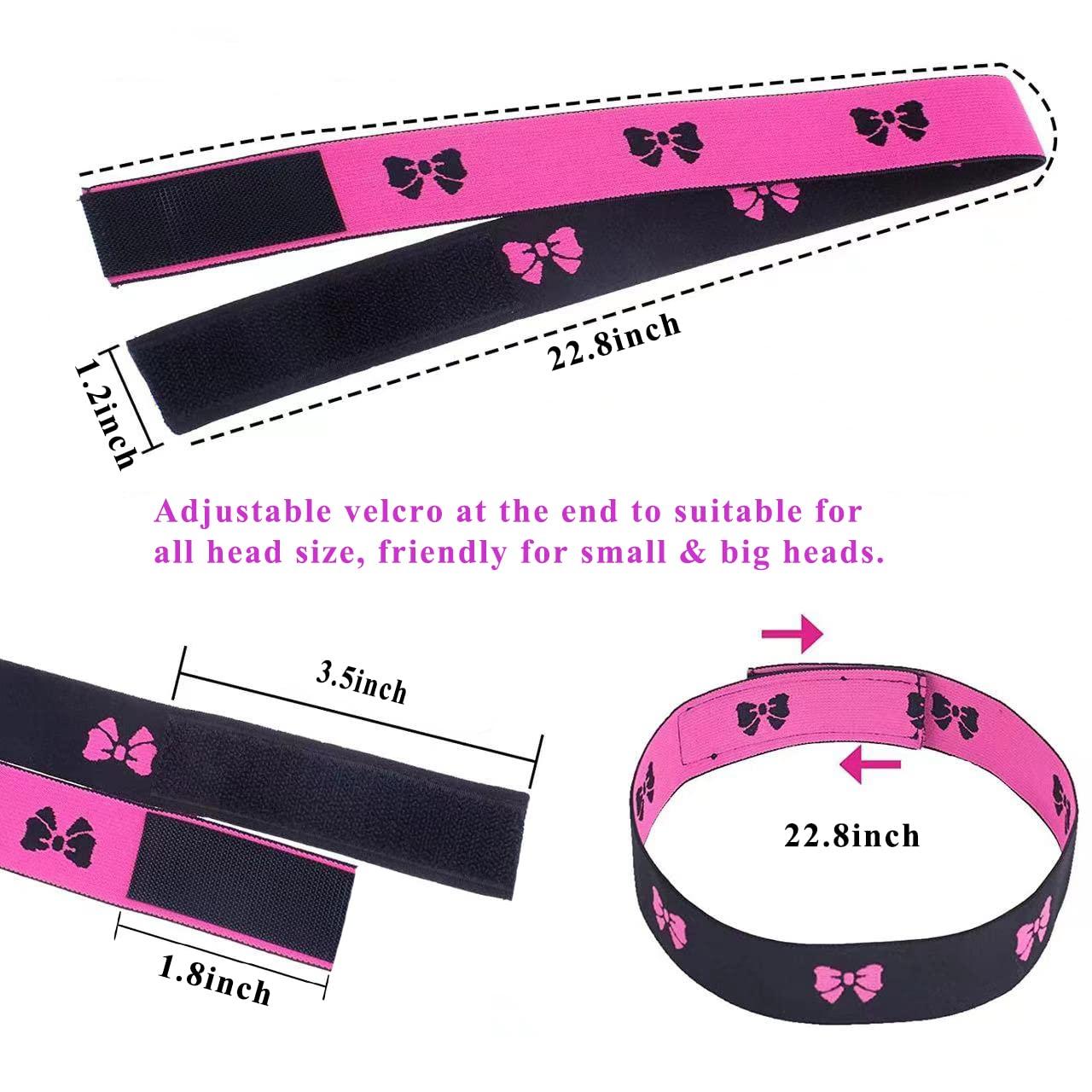 Elastic Band for Wigs 1.2Inch Edges Bands with Velco Ends,2PCS