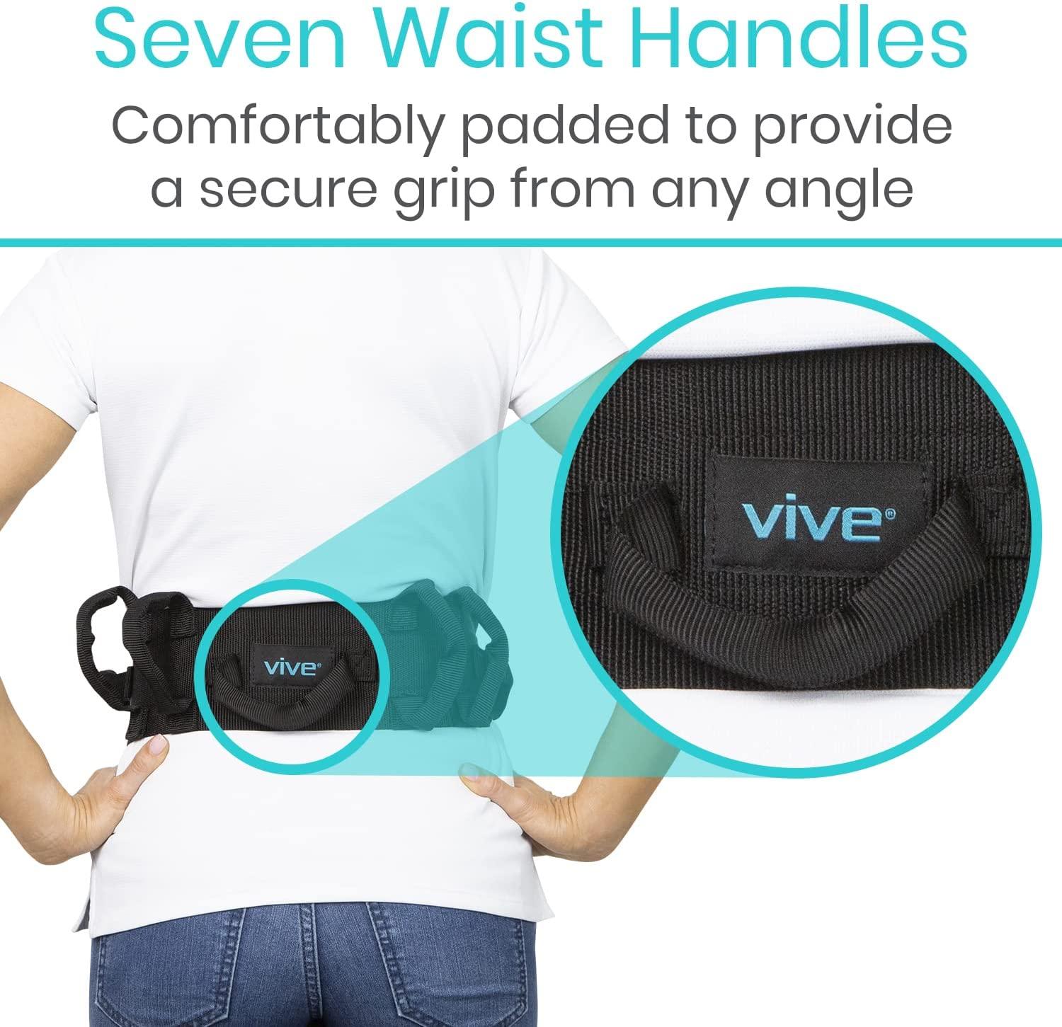 Vive Transfer Sling - Padded Assist Gait Belt - Heavy Duty Patient