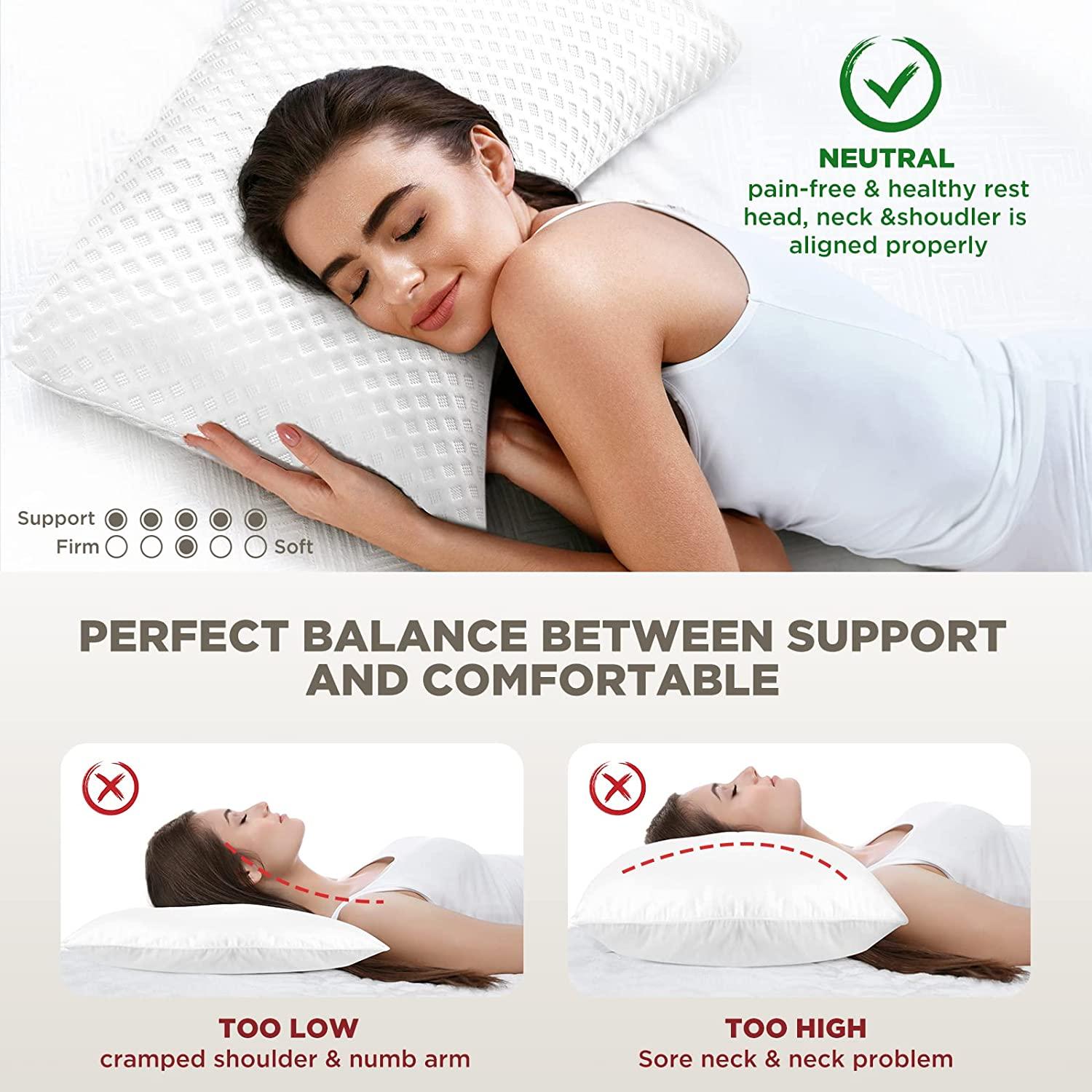 Comfy curve back support pillow instant back relief Plush Memory Foam BRAND  NEW 