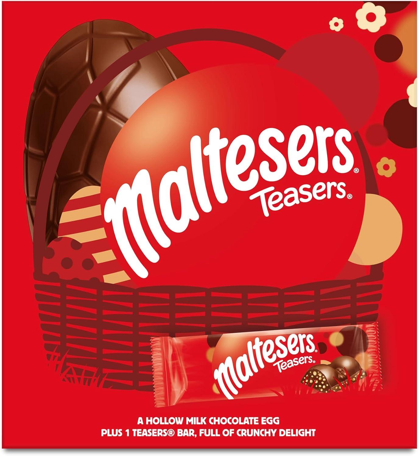 Maltesers Teasers Milk Chocolate Large Easter Egg 185g 8971