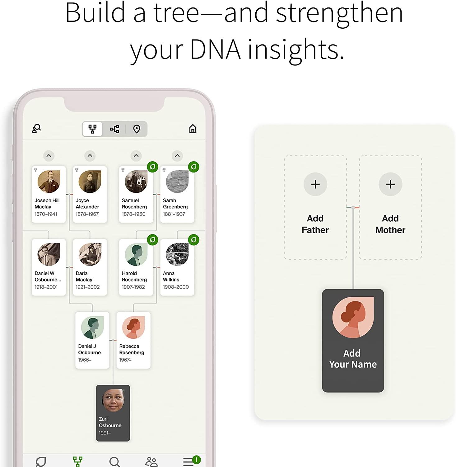 AncestryDNA Ethnicity Test + 3Month Ancestry World Explorer