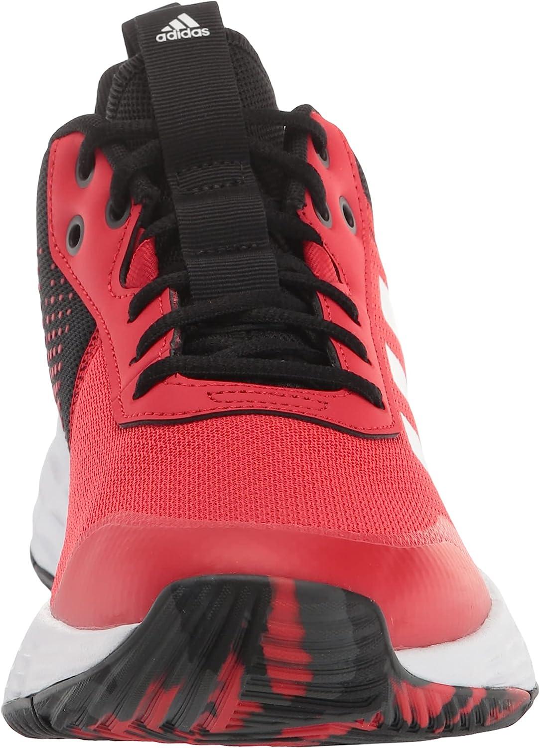 adidas Men\'s Own Shoe Red/White/Core 9 Game Vivid Black Basketball The