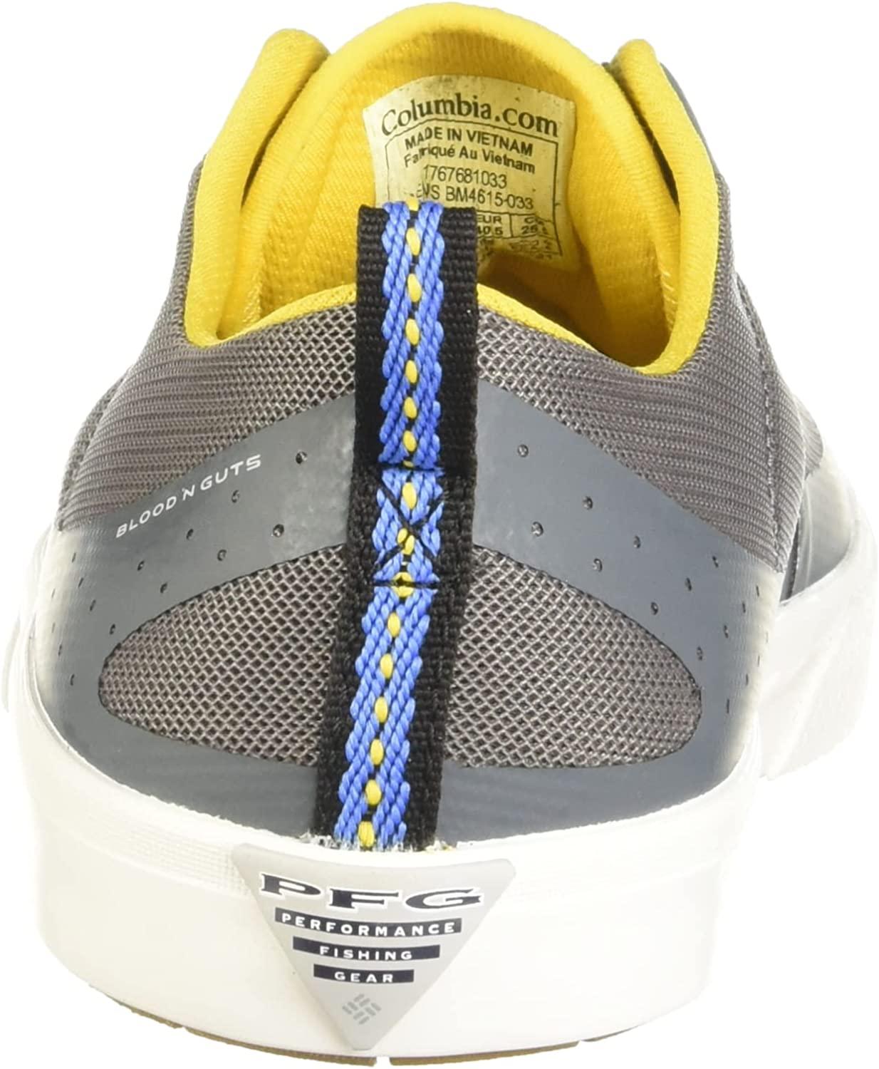 Columbia Men's Dorado CVO PFG Fishing Shoes Boat Blue Gray Size 10 WIDE