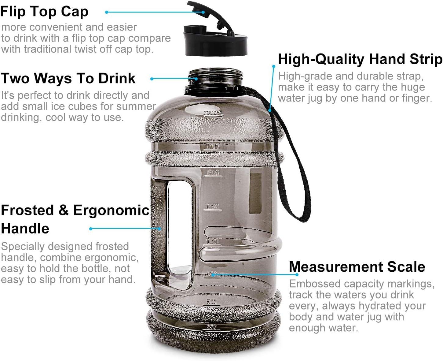 Big Giant Size BPA Free Gym Water Bottle Large Capacity 73 oz Buy Now