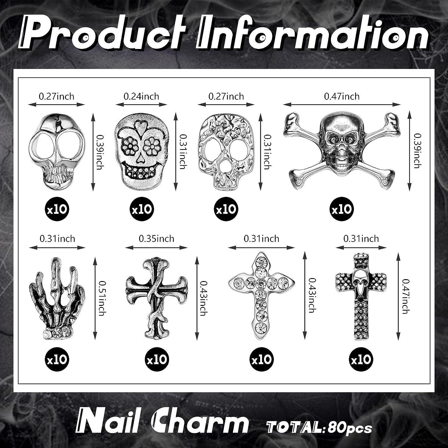 Regular Size Virgin Mary Alloy Nail 3D Charms-10 Pieces – The Additude Shop