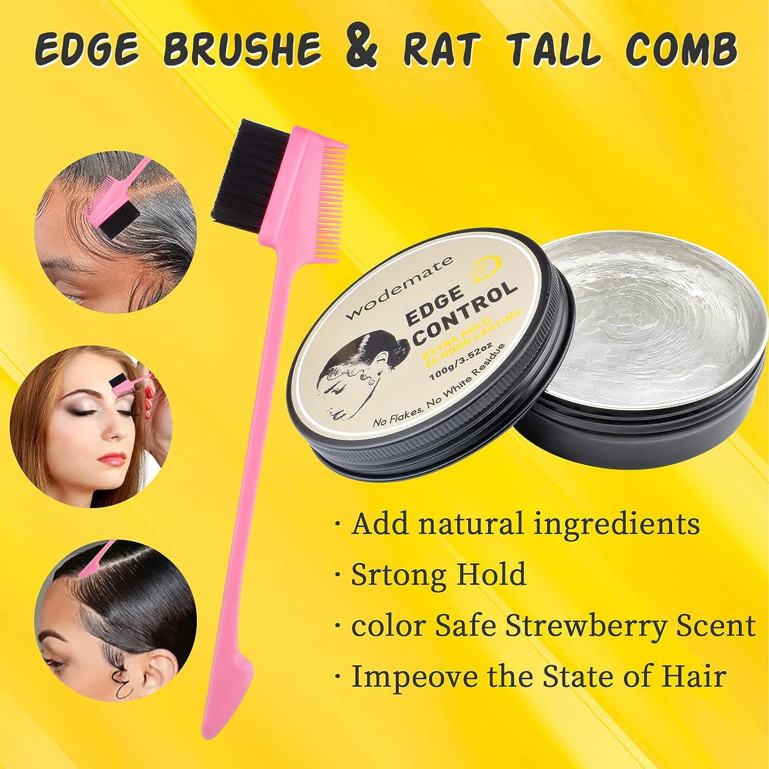 Edge Control Gel, Not Greasy Edge Gel Long Lasting Natural Hair
