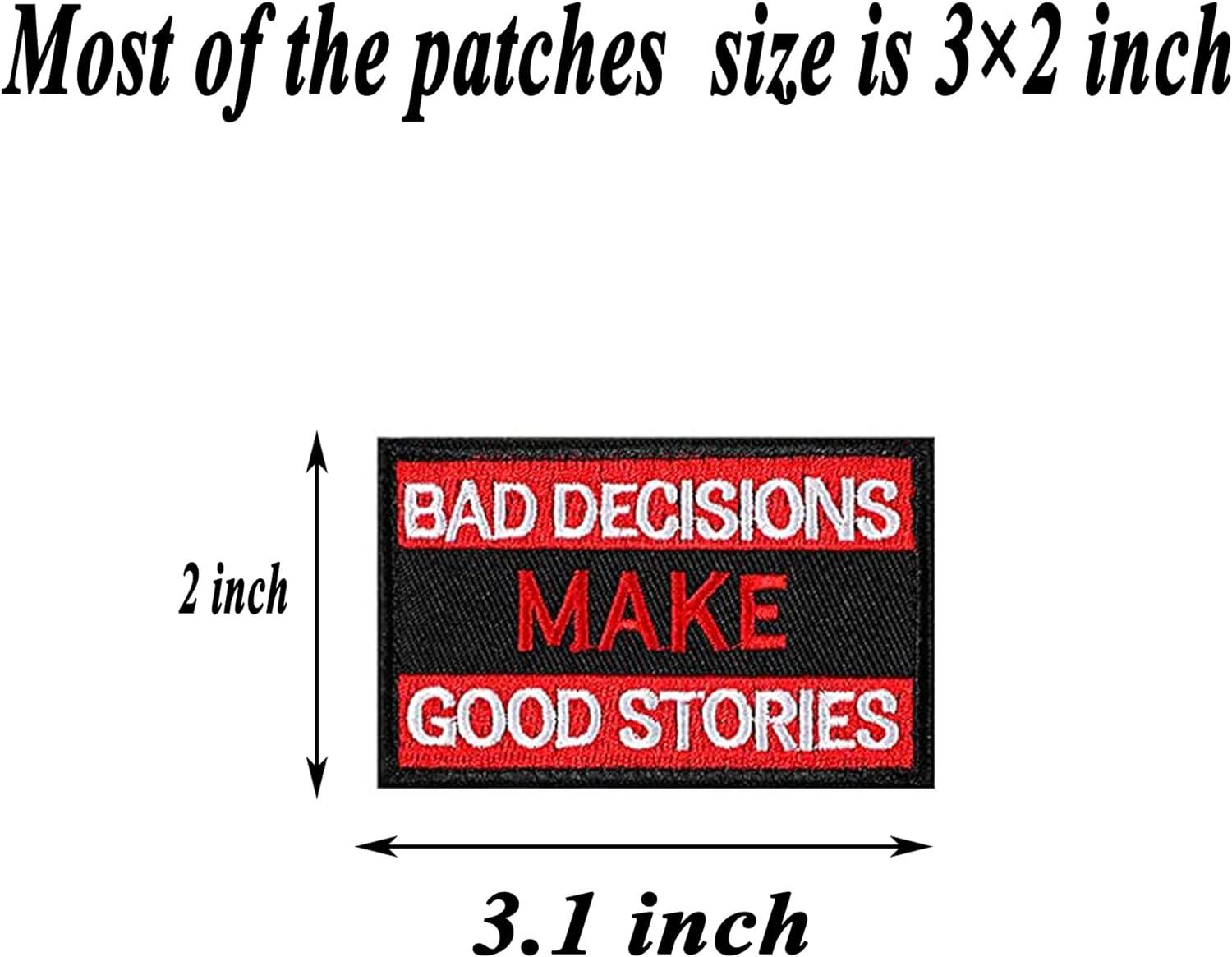 Random Set of 20Pcs Tactical Embroidery Patches 3D Embroidered