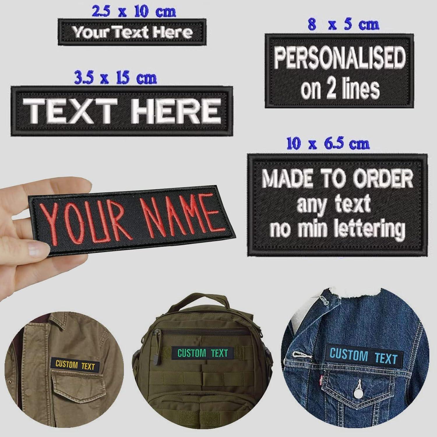 Hello My Name Is Patch, Custom Personalized Patch, Custom Embroidered –  Stitch Wicked Shop