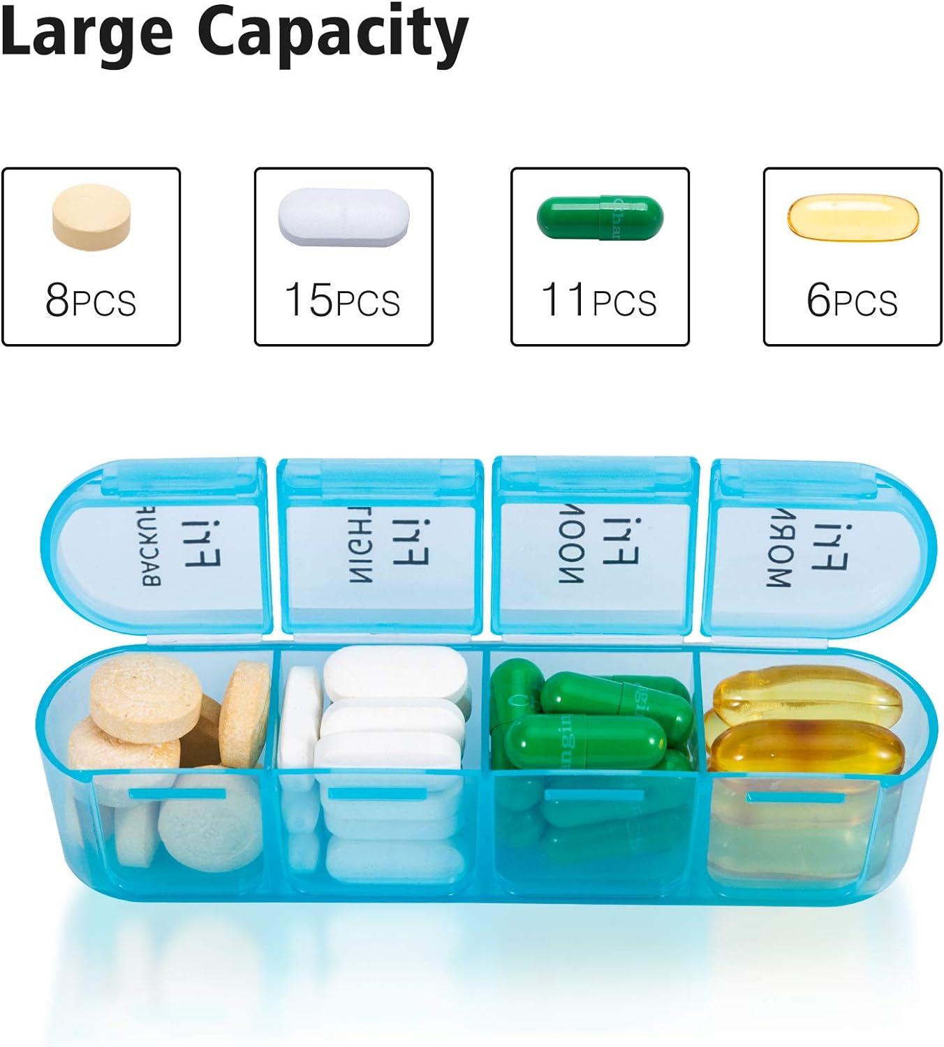 7 Day Weekly Pills Box Tablet Medicine Storage Case Drugs