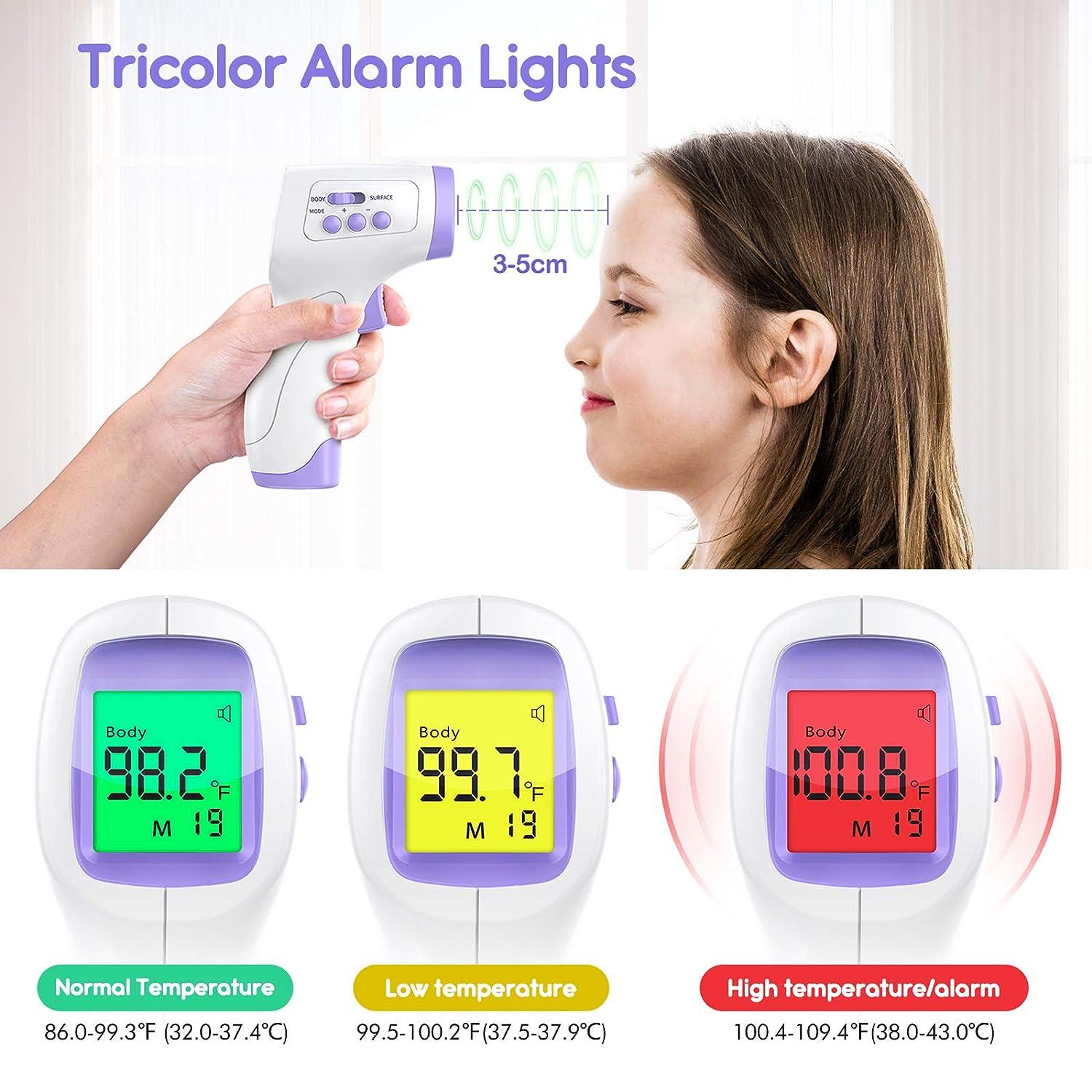 Non-Contact Infrared Thermometer | Dual Mode - Body and Surface Thermometer | LCD/ Digital Display | 3 Years Life