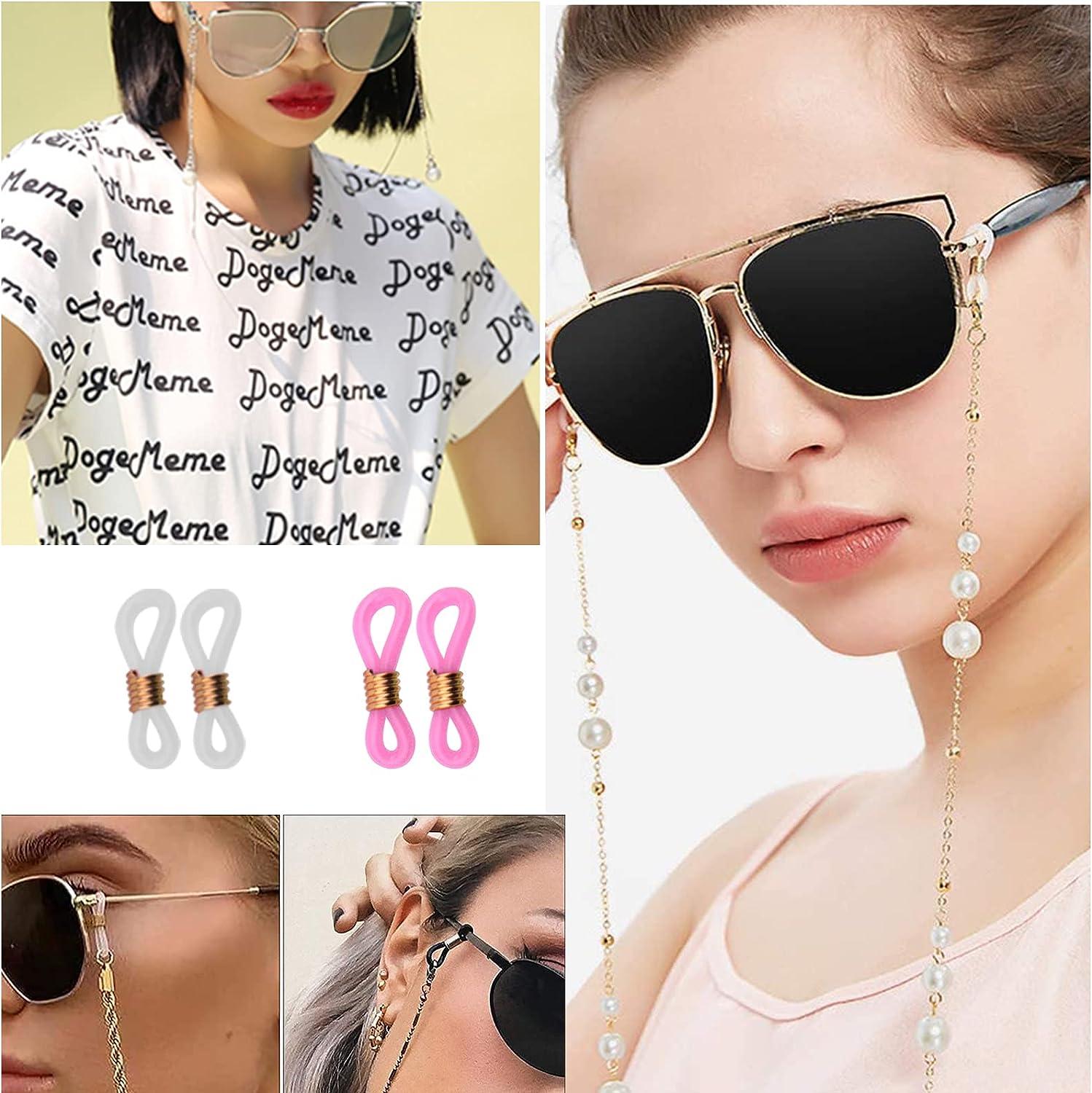 Connectors Eyeglass Chain Ends Retainer Glasses Ring Sun glasses Cord  Holder