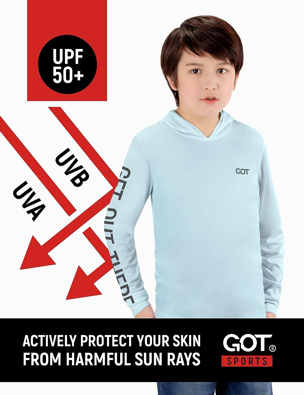 TSLA Kids Youth UPF 50+ Long Sleeve T-Shirt, Athletic Sports Dry Fit Sun  Shirts, UV Sun Portection Fishing Shirts