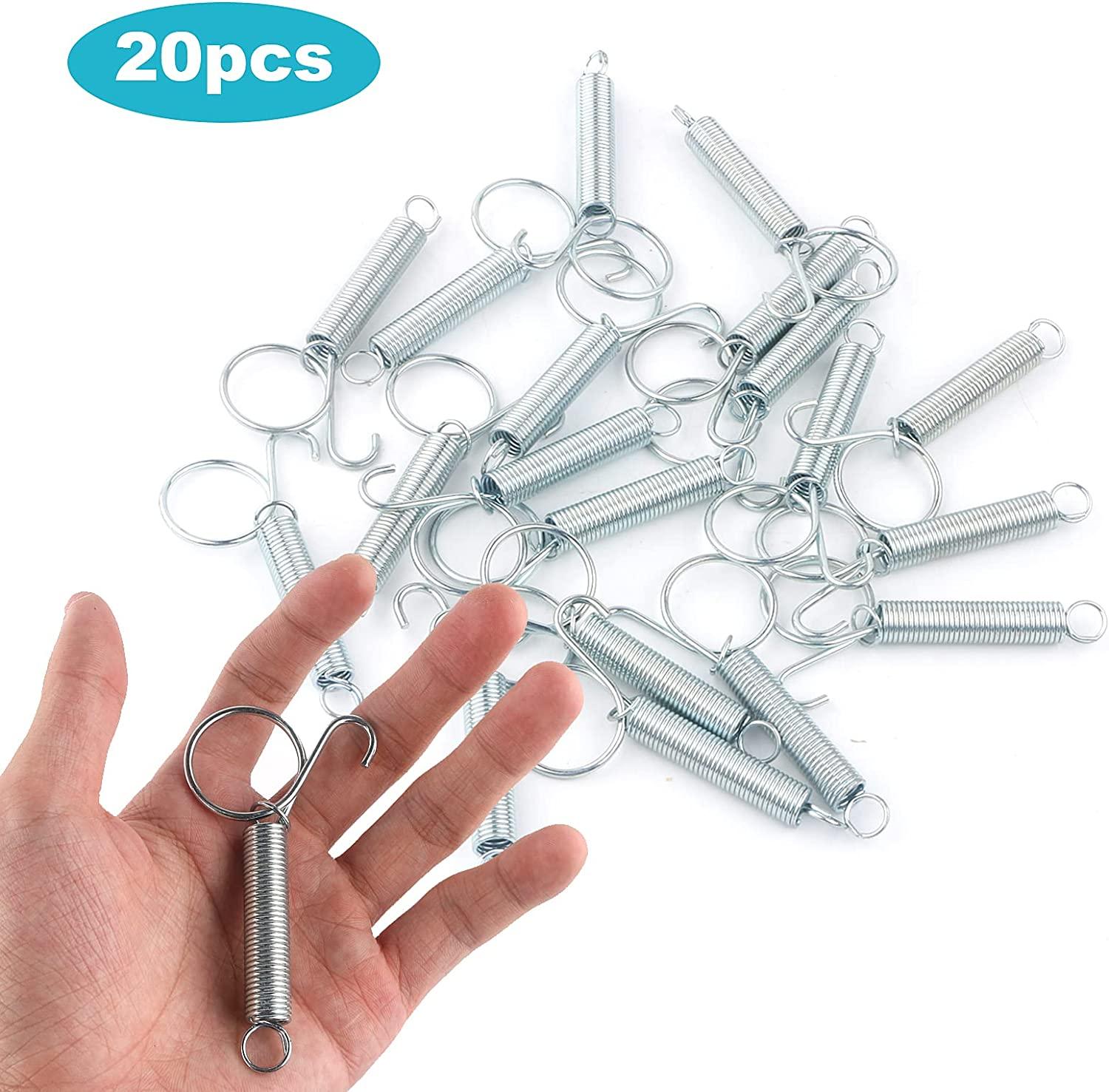 Cage Door Spring Hook Fixed Pet Stainless Steel Tool Hooks Small Animals 10  Pcs