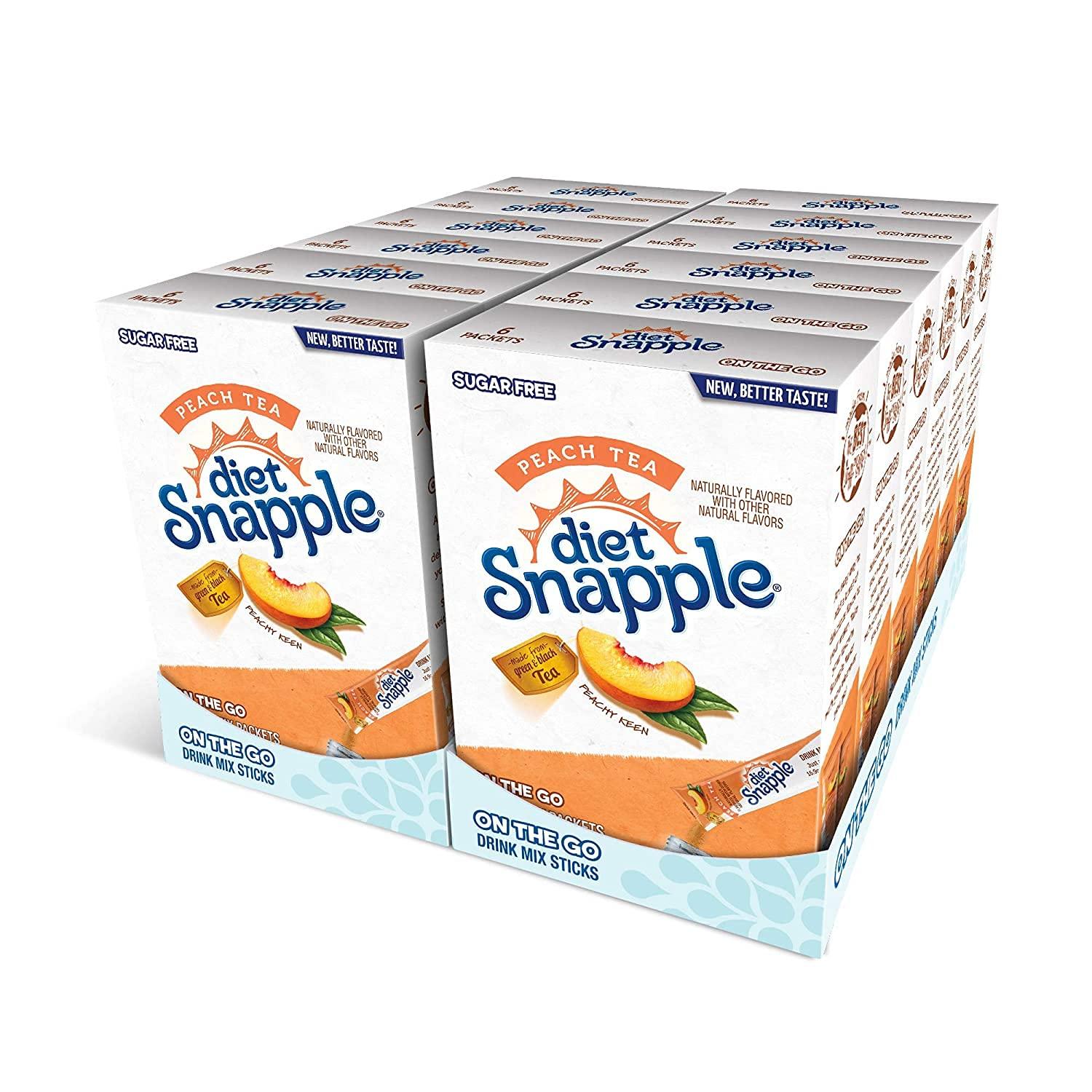 Snapple Tea, Peach, 12 Pack