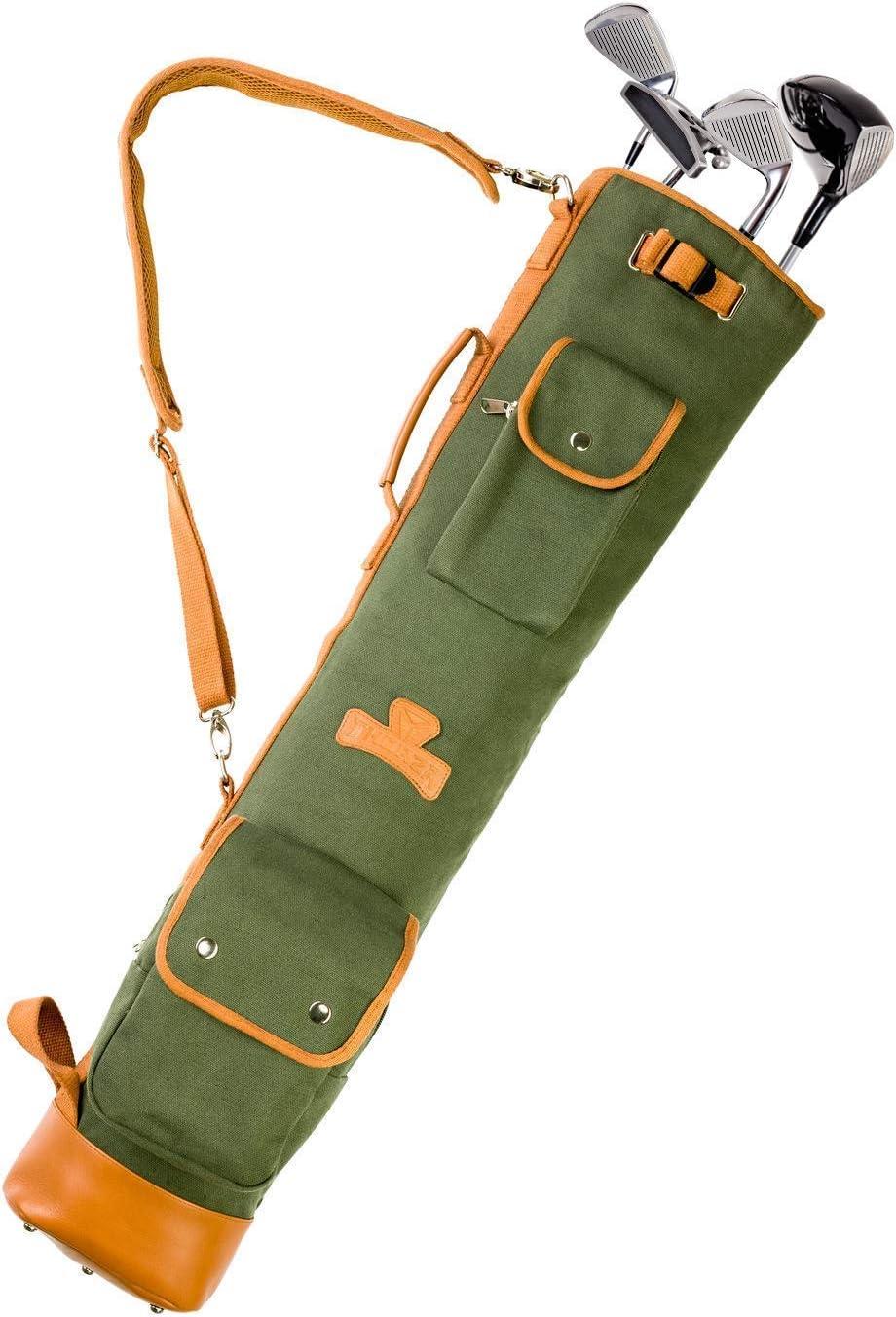Leather Sunday Golf Bag | Luxury Golf Pencil Bag