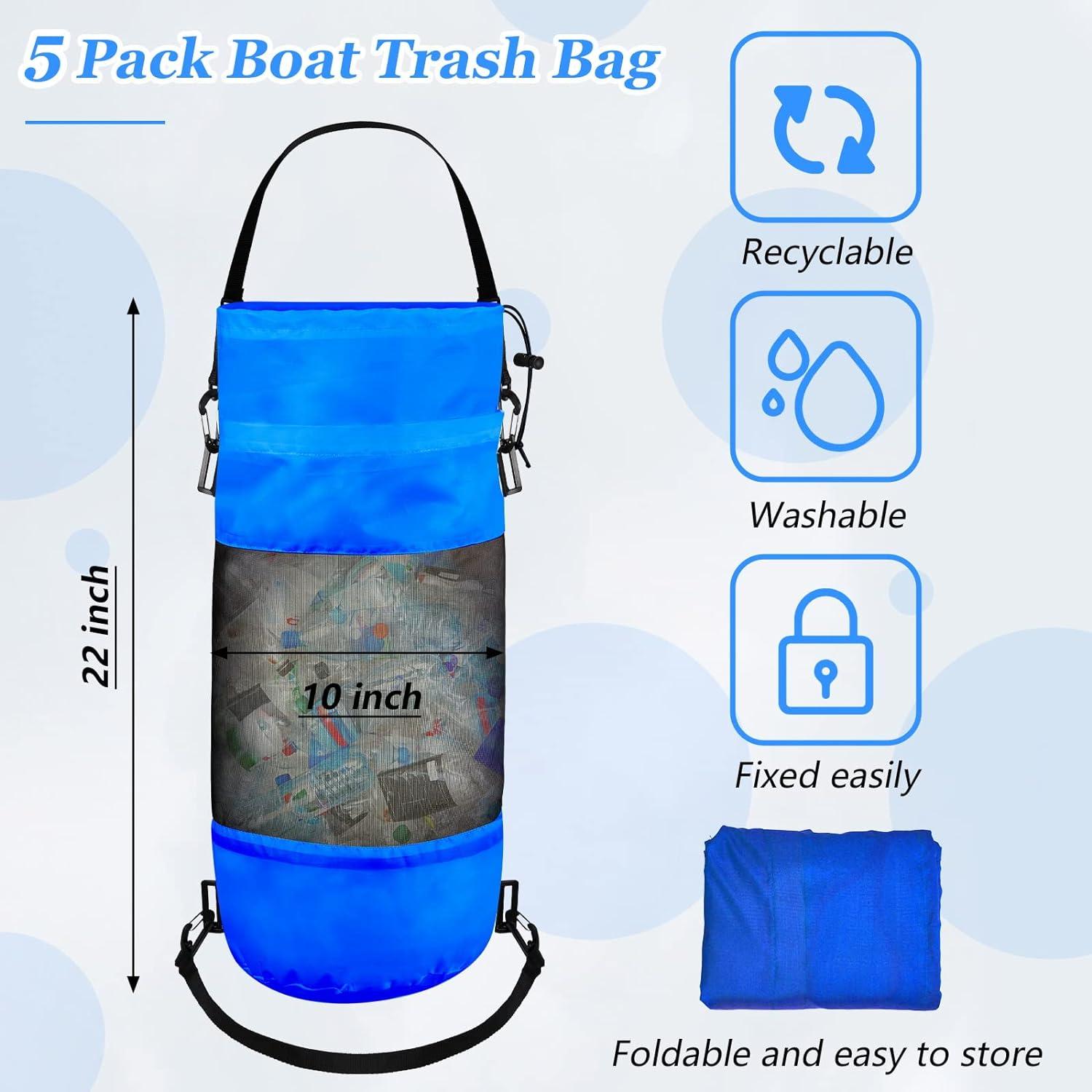 Reusable Trash Bag for Boat, Small Hoop, Mesh Trash Bag for Your Boat, 1Pc  - AliExpress