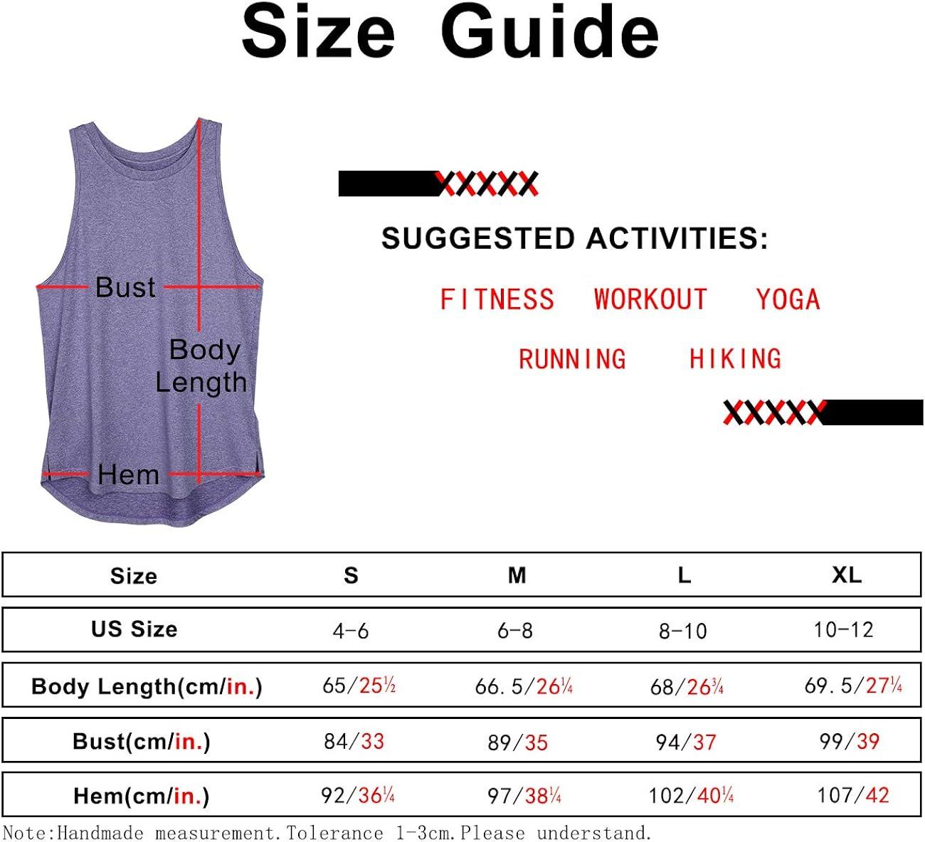icyzone Built in Bra Workout Tank Tops for Women - India