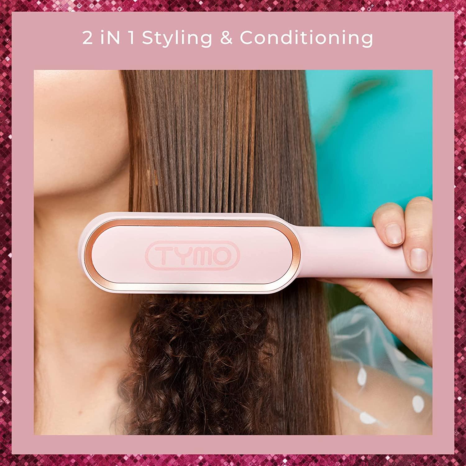 TYMO Ring Hair Straightening Comb - Pink