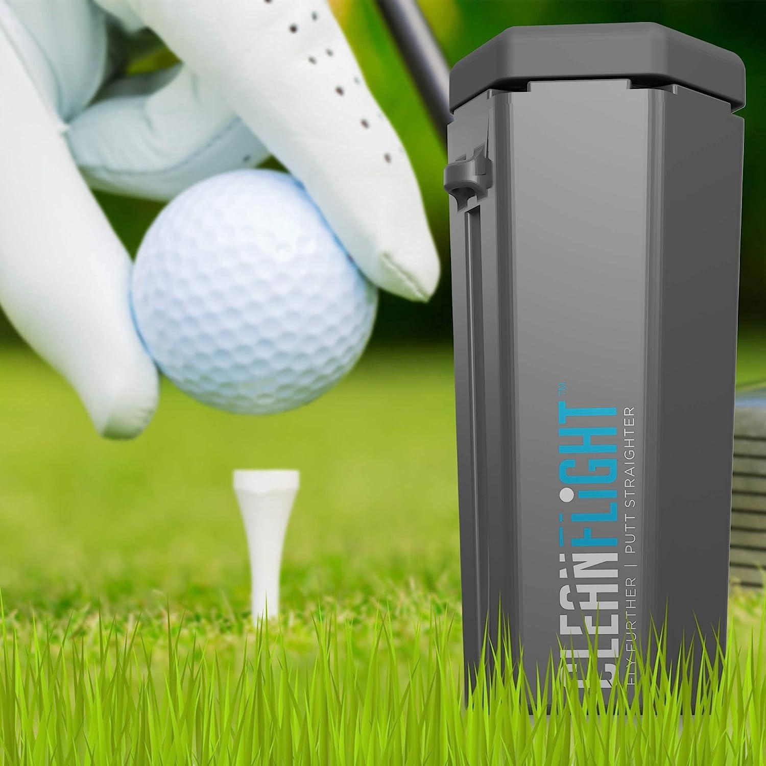 Clean Flight Premium Golf Ball Washer - Portable Cleaner for Golf Bag or  Cart - Best Golf Accessories Gifts for Men & Women.