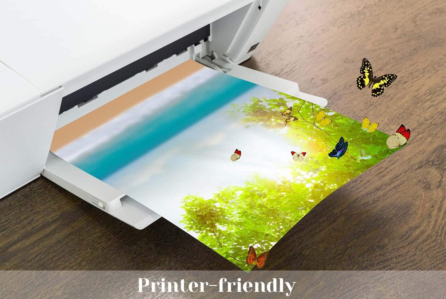 Cridoz Colored Vellum Paper 8.5 x 11, Cridoz 45 Sheets 9 Colors Transparent  Clear Vellum Paper Translucent Tracing Paper Printable