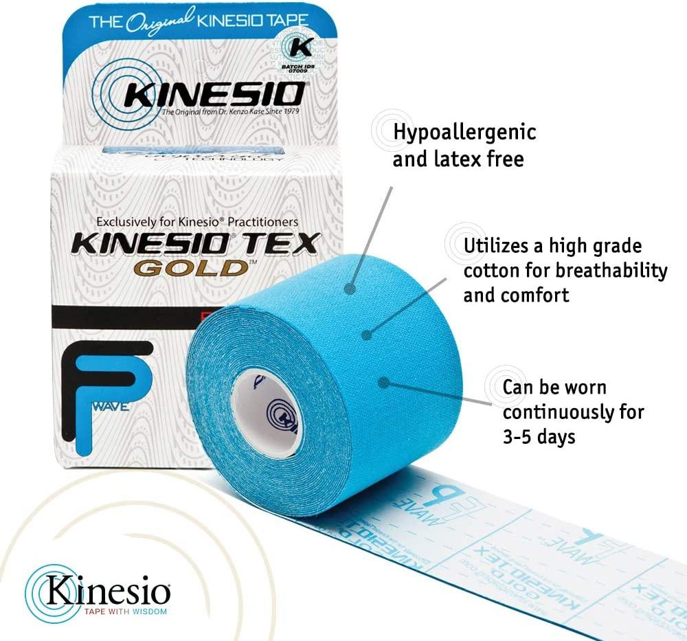Kinesio Tex Gold Tape FP RED Bulk, Water-resistant, 2 x 103.3