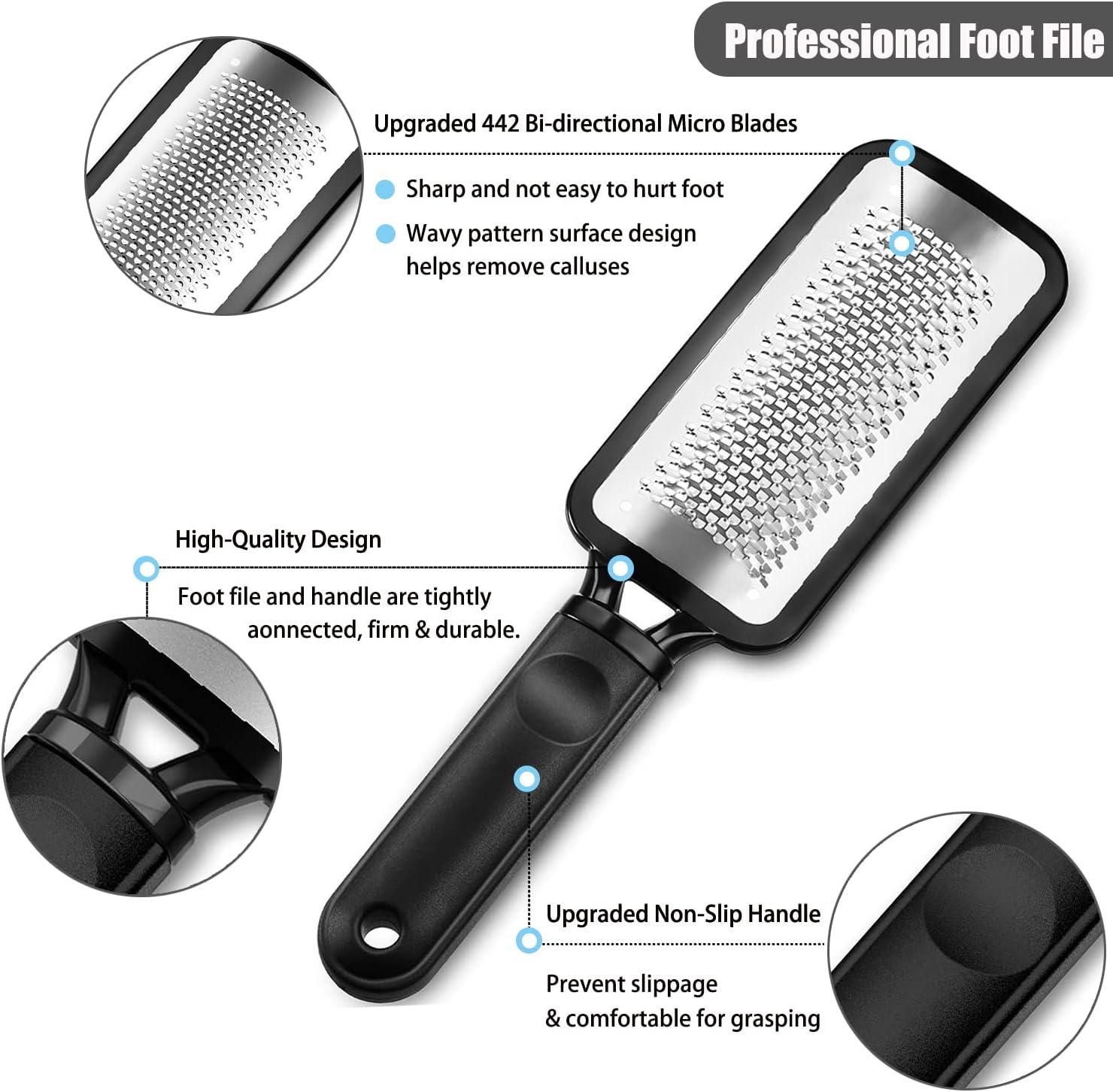 Colossal Foot rasp Foot File and Callus Remover. Best Foot  Care Pedicure Metal Surface Tool to Remove Hard Skin. Can be Used on Both  Wet and Dry feet, Surgical Grade