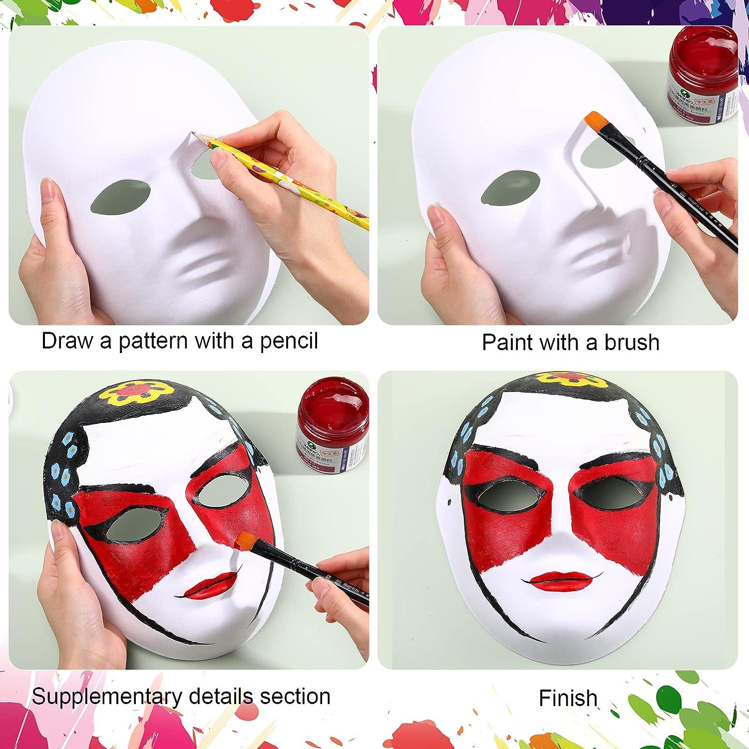 Carnival Masks - Blank Female Mask - Full Face Mask - VENETIAN