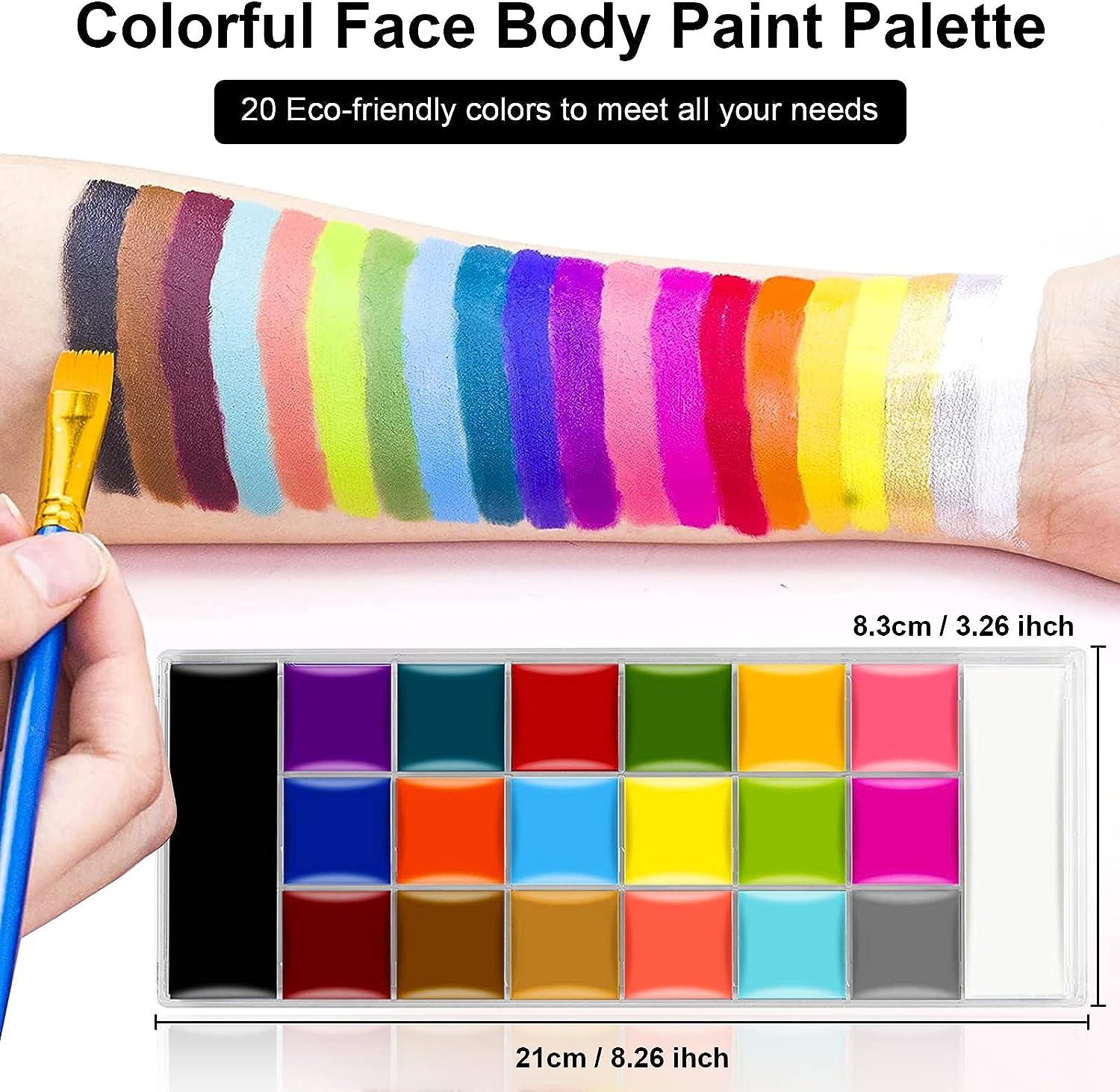 Professional Face Paint Oil For Adult 12 Colors Body Art Fancy