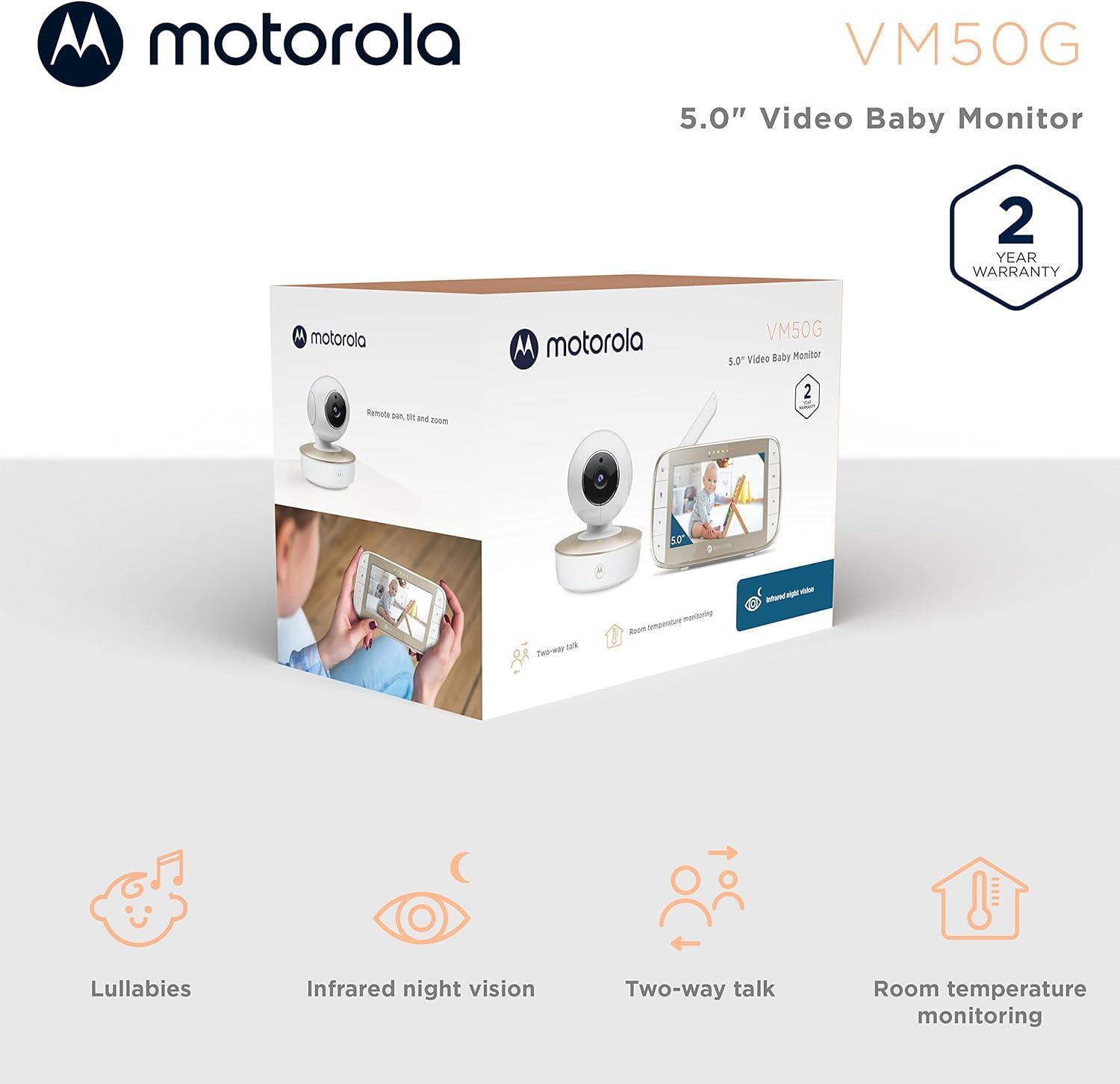 Motorola VM35-2 Babyphone Écran 5 avec double caméra