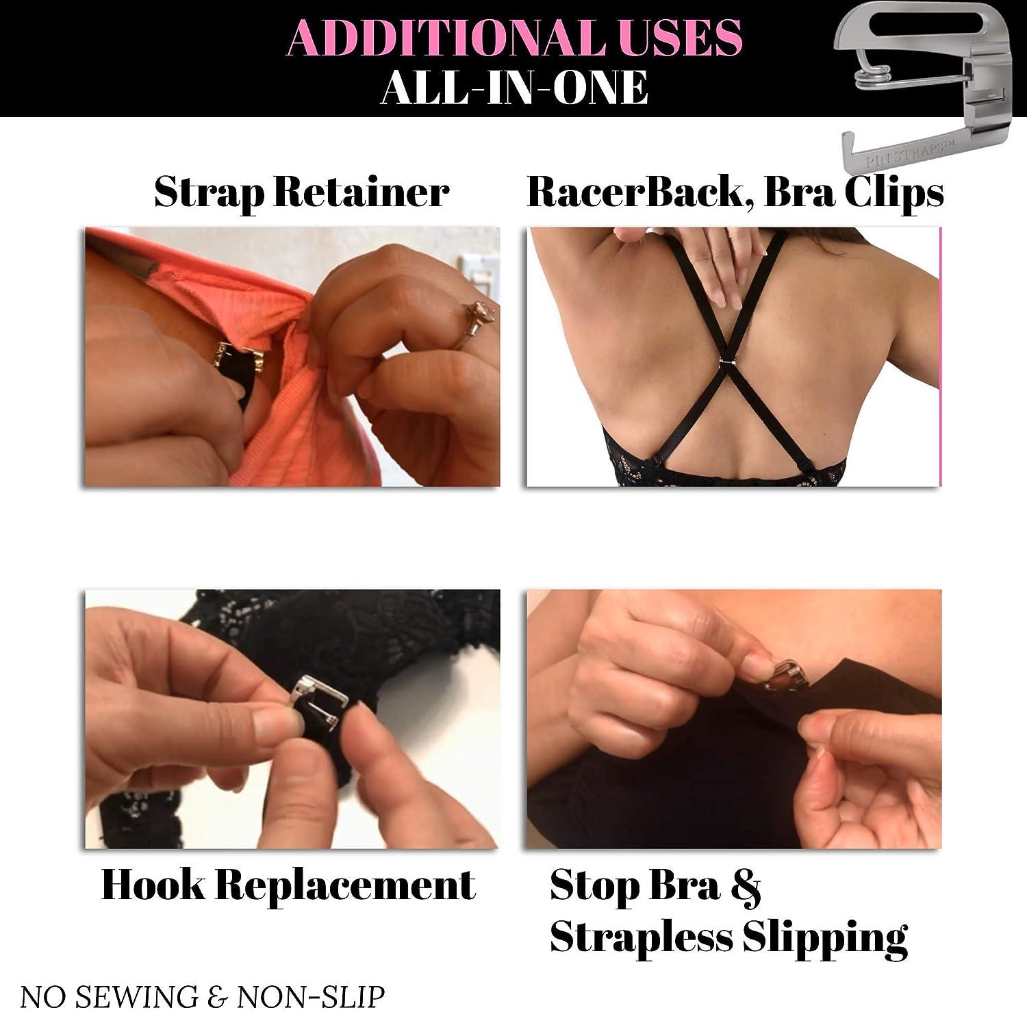 Metal Swimsuit Hooks - 1/2 - 1 Set/Pack - Black