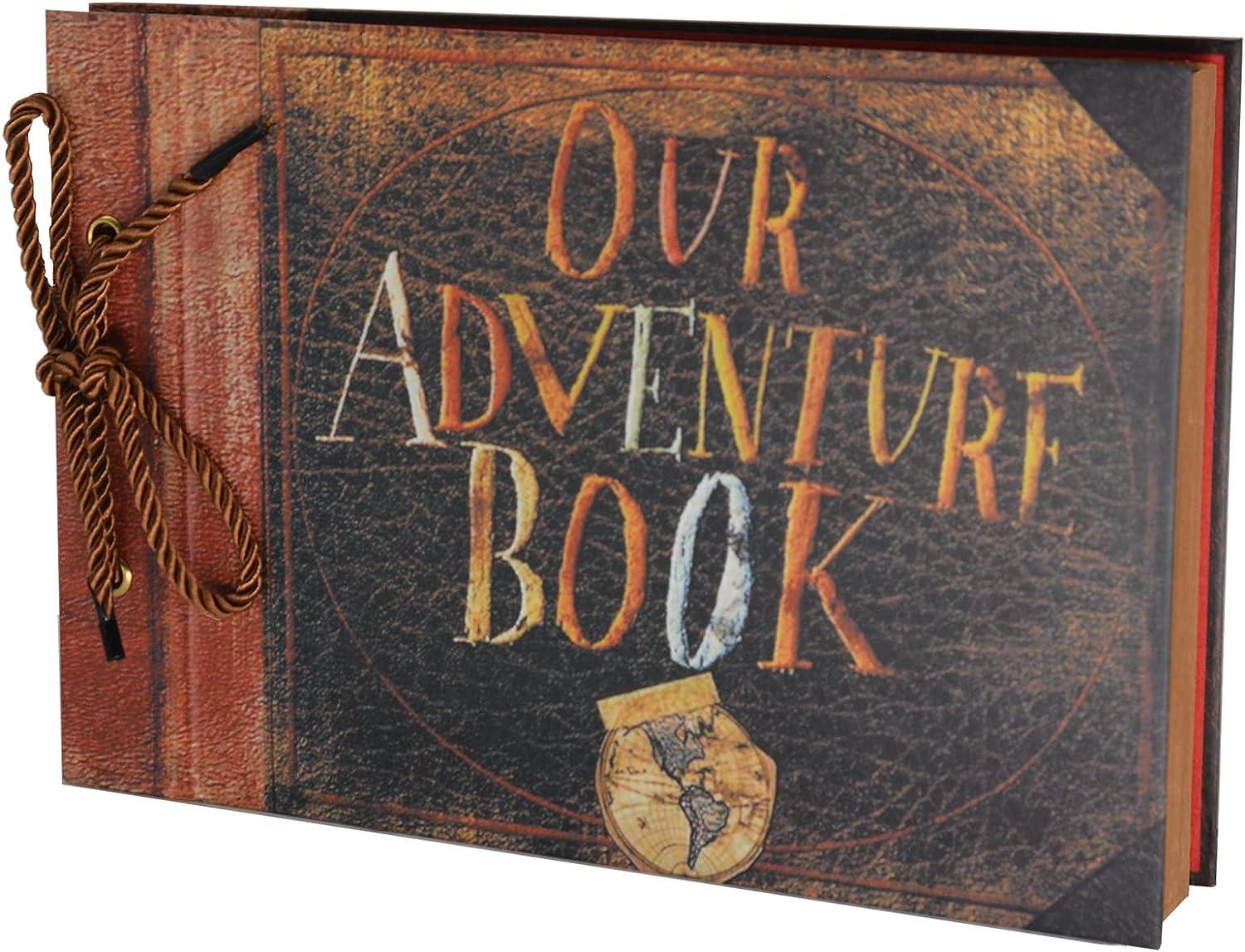 Scrapbook Photo Album Photo Book Our Adventure Book Scrap book with Hard  Cover Movie Up Travel Scrapbook for Anniversary Wedding Travelling (our  adventute)