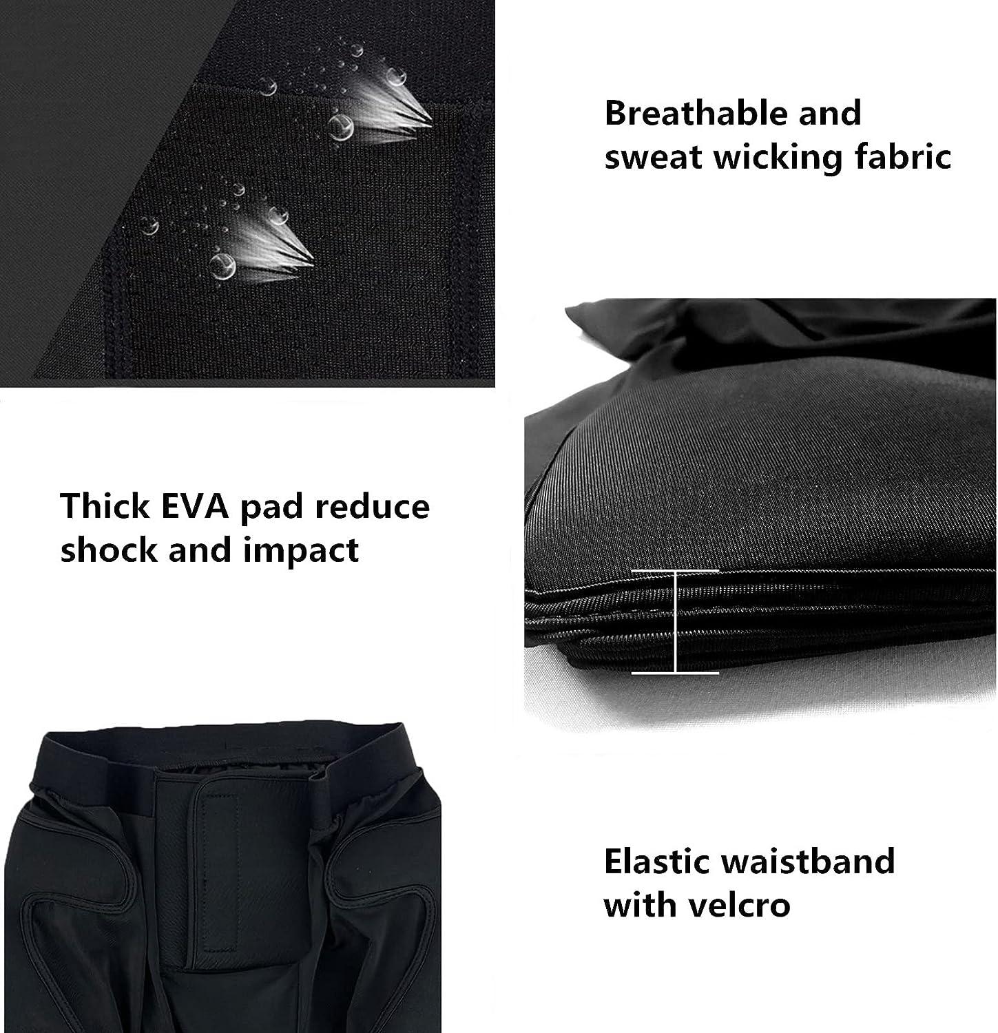  Padded Shorts for Men, Butt Pads for Skating, Compression  Impact Shorts Butt Protection Hip Protector for Skateboard Basketball  Football M Black : Sports & Outdoors