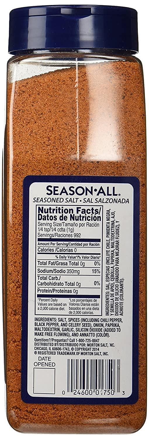  Morton Season-All Seasoned Salt - 35 Ounce (2 Pack) : Grocery  & Gourmet Food