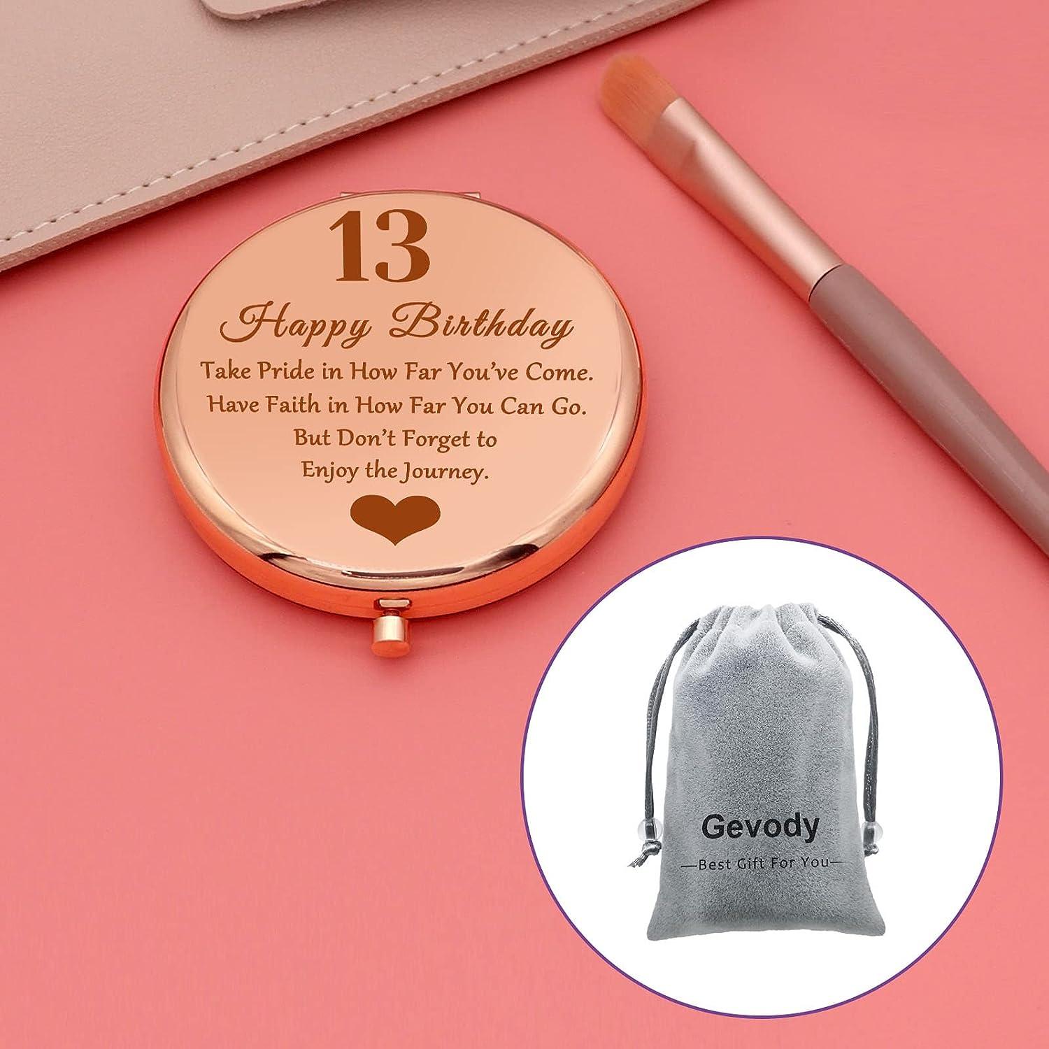 13th Birthday Gift for Girls You Are Braver Than You Believe Teenage Girl Gifts for 13 Year Old Girl Makeup Compact Mirror Inspirational Unique