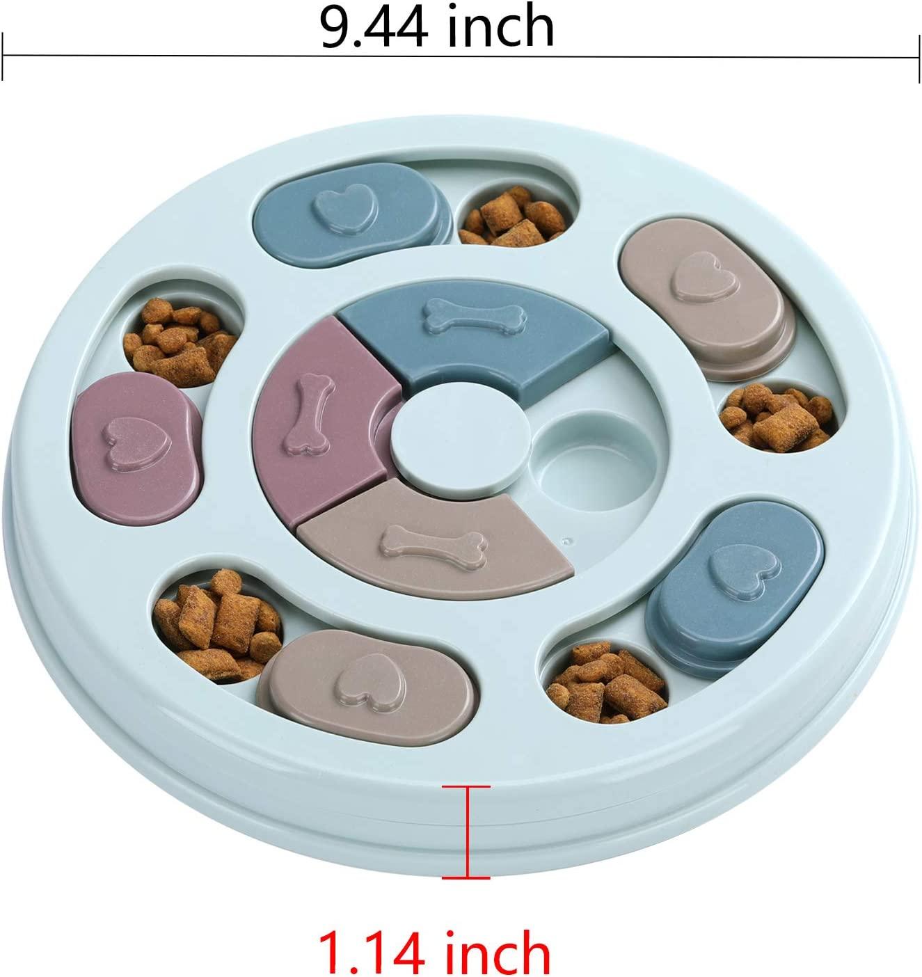 Interactive Dog Food Puzzle Feeder IQ Treat Ball Food Dispensing Doggy Puzzle  Toy For Small Medium Dogs Playing Chasing Chewing Blue H022344 From  Gfdr5207, $15.89