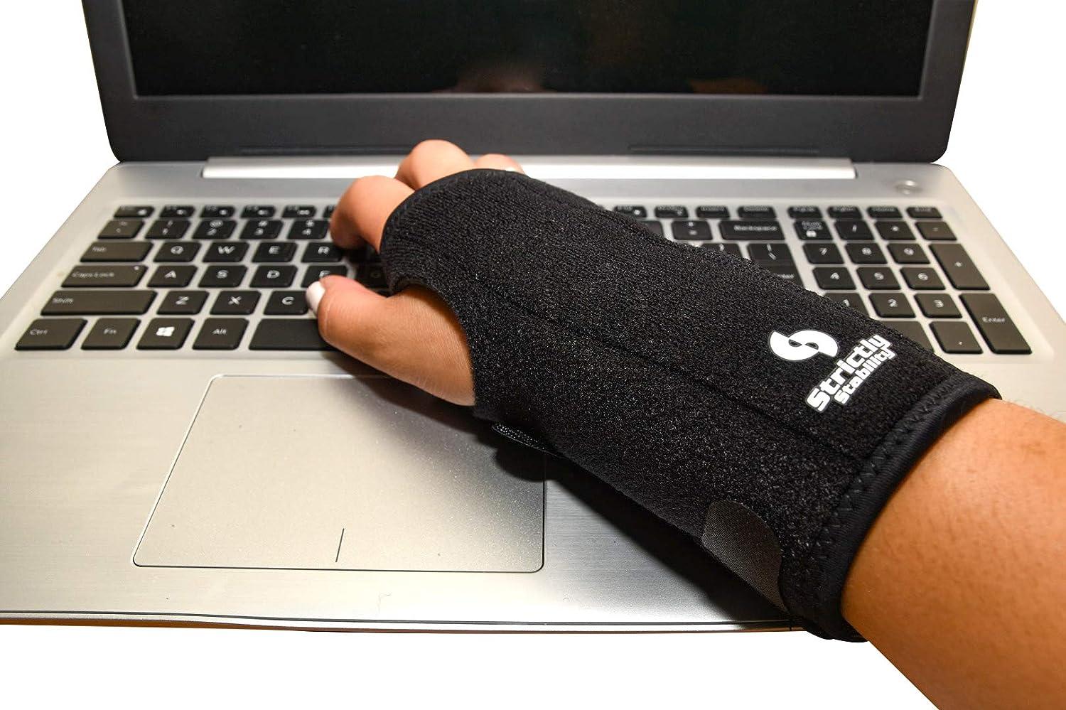 StrictlyStability Wrist Brace for Carpal Tunnel, Arthritis, Tendonitis  Support Fitting Both Hands (Universal)