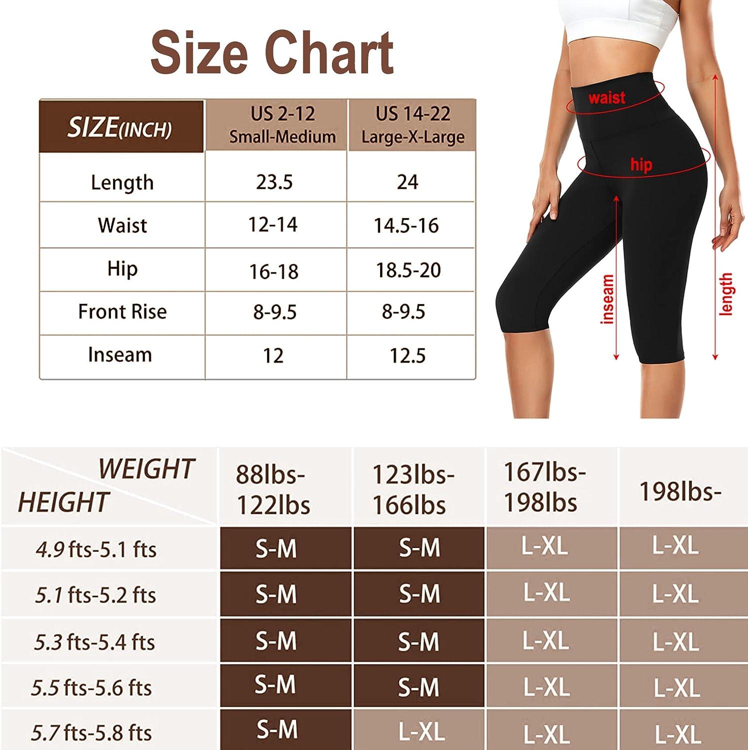 Wjustforu Women's High Waisted Biker Shorts V-Cross Yoga Capri Pants with  Pockets Knee Length Leggings for Casual, Workout (Small, Black) :  : Clothing, Shoes & Accessories