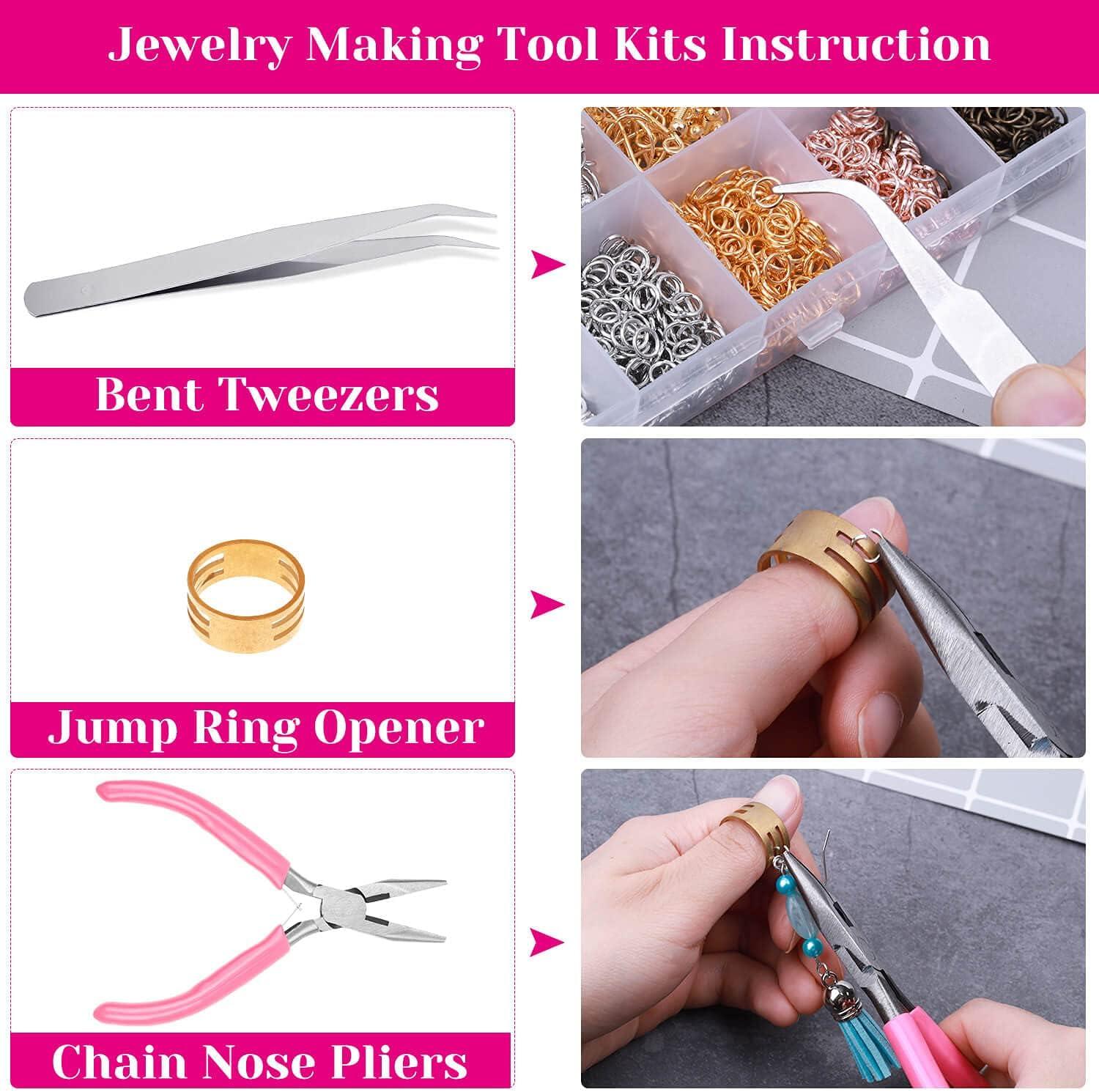  Anezus Earring Making Kit with Earring Hooks Findings