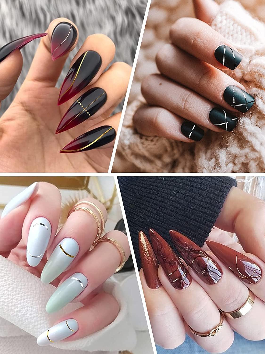 7 Dot & Line Nail Art Designs to Flaunt NOW! | polkacoffee