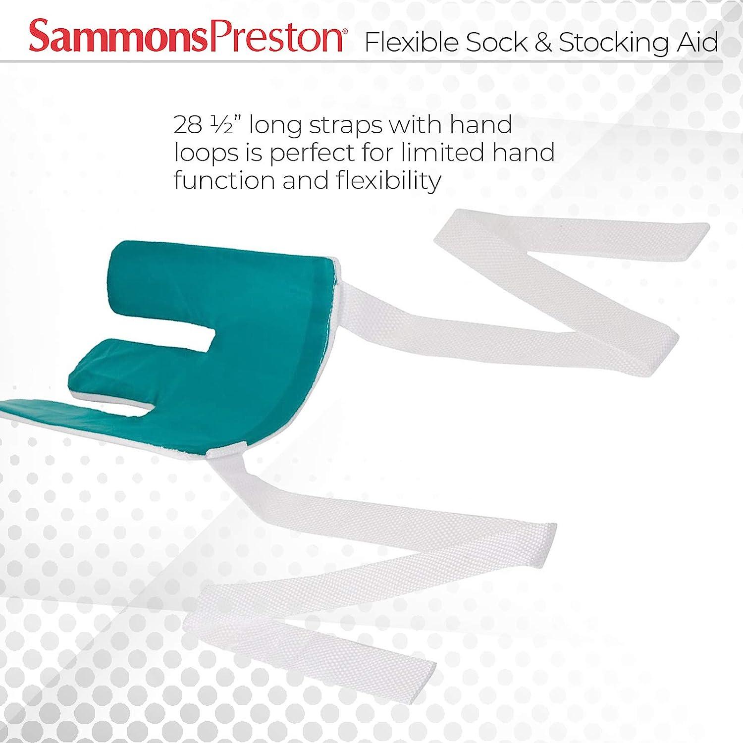 Sammons Preston Flexible Sock & Stocking Aid, Dressing Assist for ...