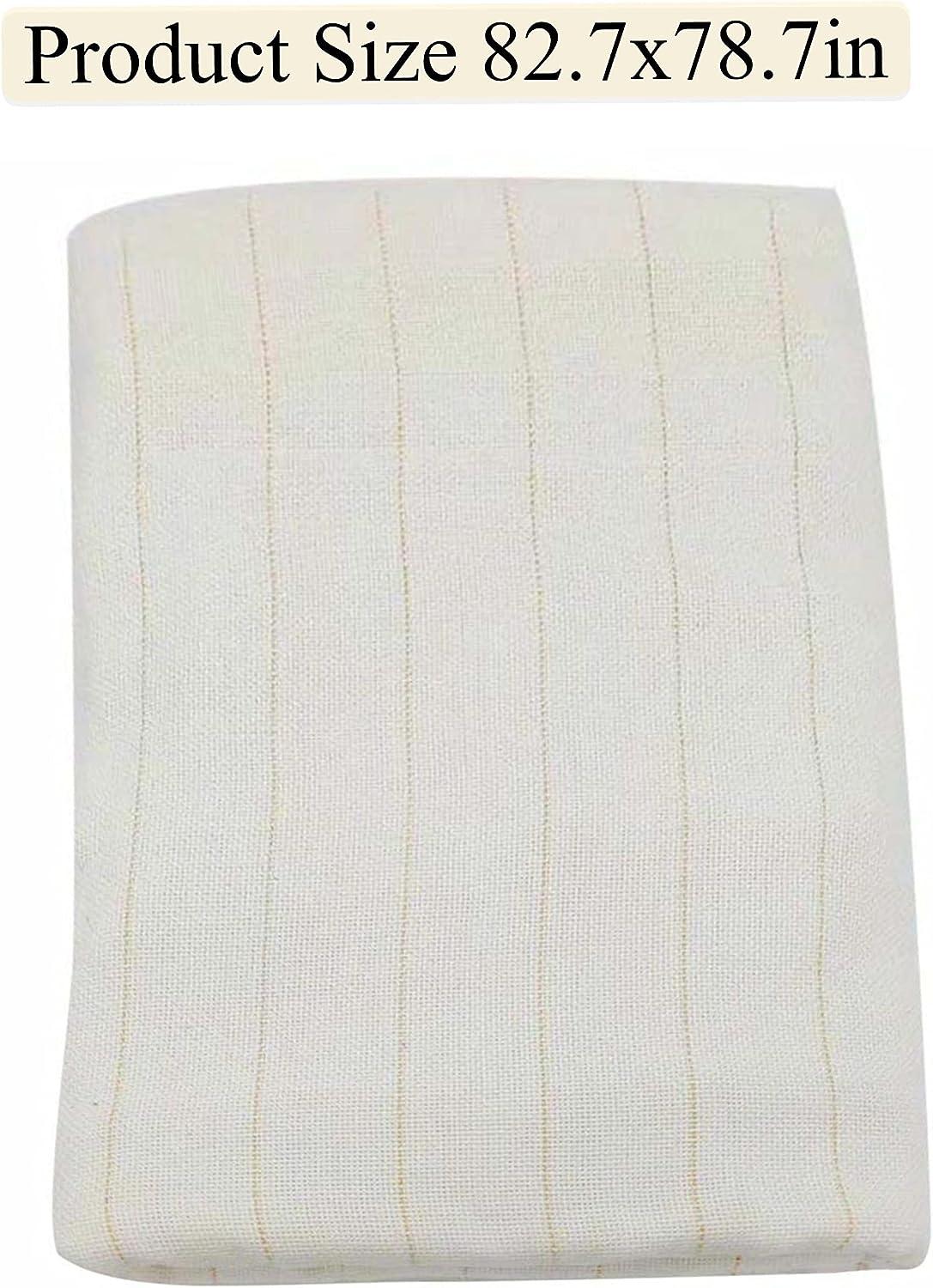 Gupbes Monk Cloth,Rug Tufting ,Tufting Cloth Polyester Cotton Mixed Door  Width Strong Cloth Easy To Break White Standard Yellow Thread Cloth