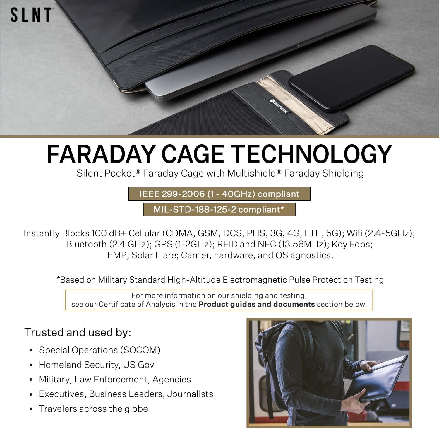 Laptop Faraday Bag Signal Blocking Device Pouch Faraday Cage