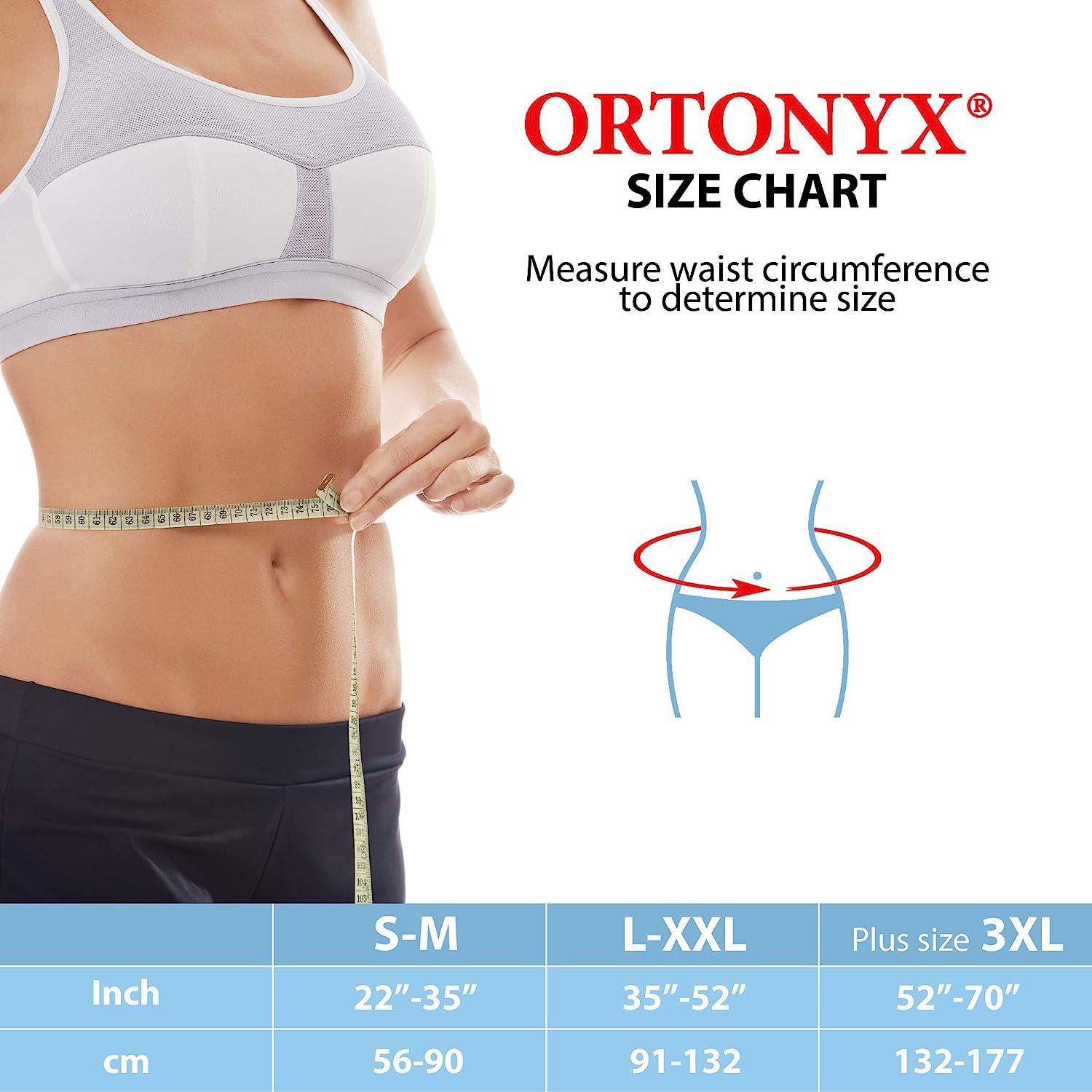 ORTONYX 10.25 Abdominal Binder for Men and Women/Postpartum Post-operative  Post-surgery Wrap/Abdomen Navel Umbilical Hernia Support Belt / 524010